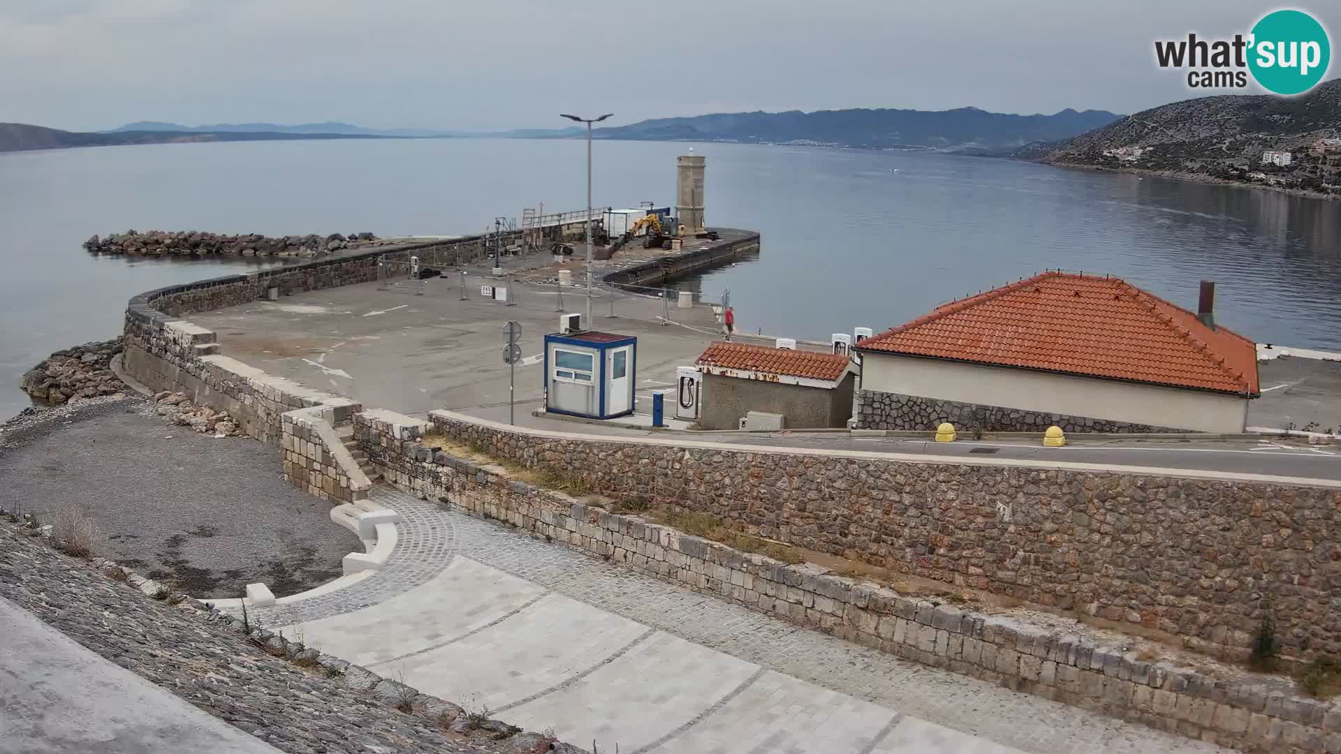 Senj Harbour Webcam – Breakwater & Lighthouse Live View