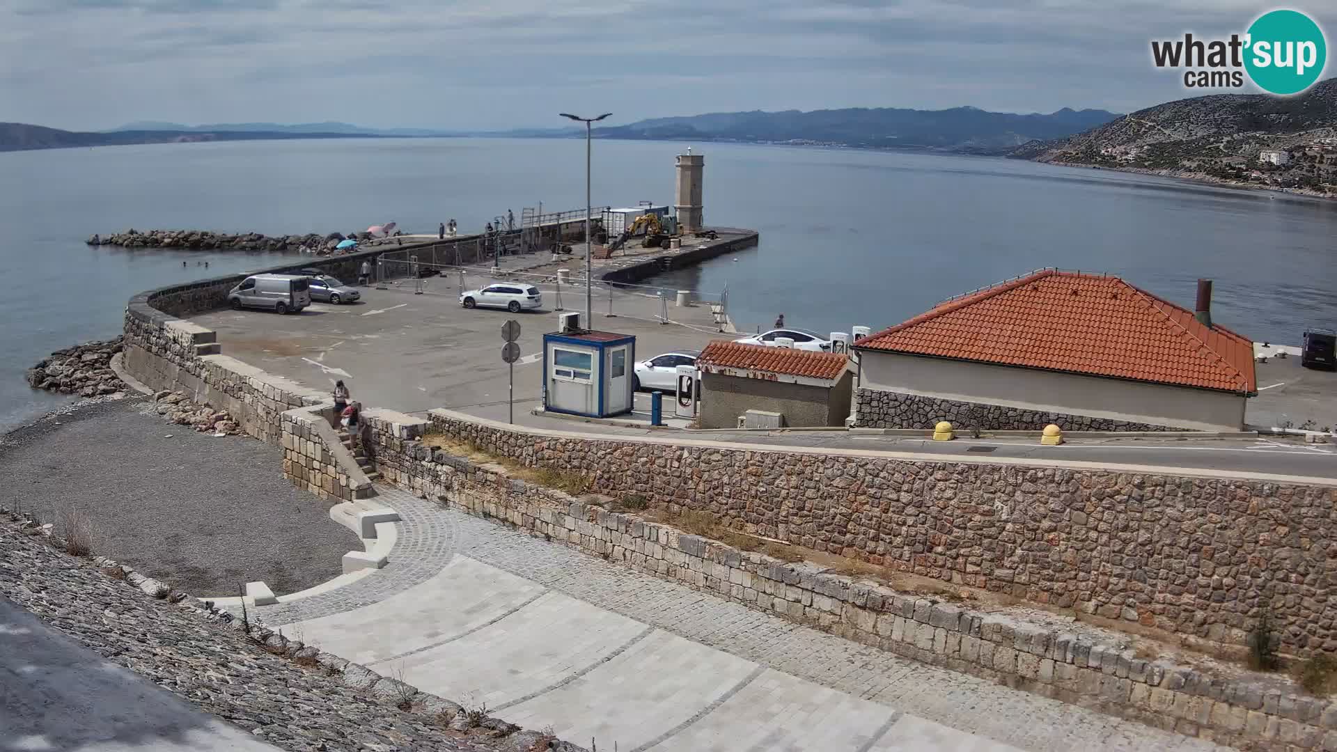Senj Harbour Webcam – Breakwater & Lighthouse Live View