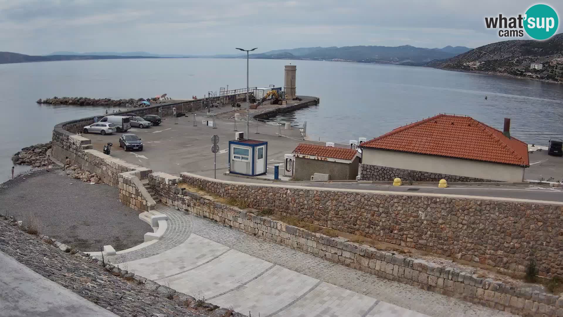 Senj Harbour Webcam – Breakwater & Lighthouse Live View
