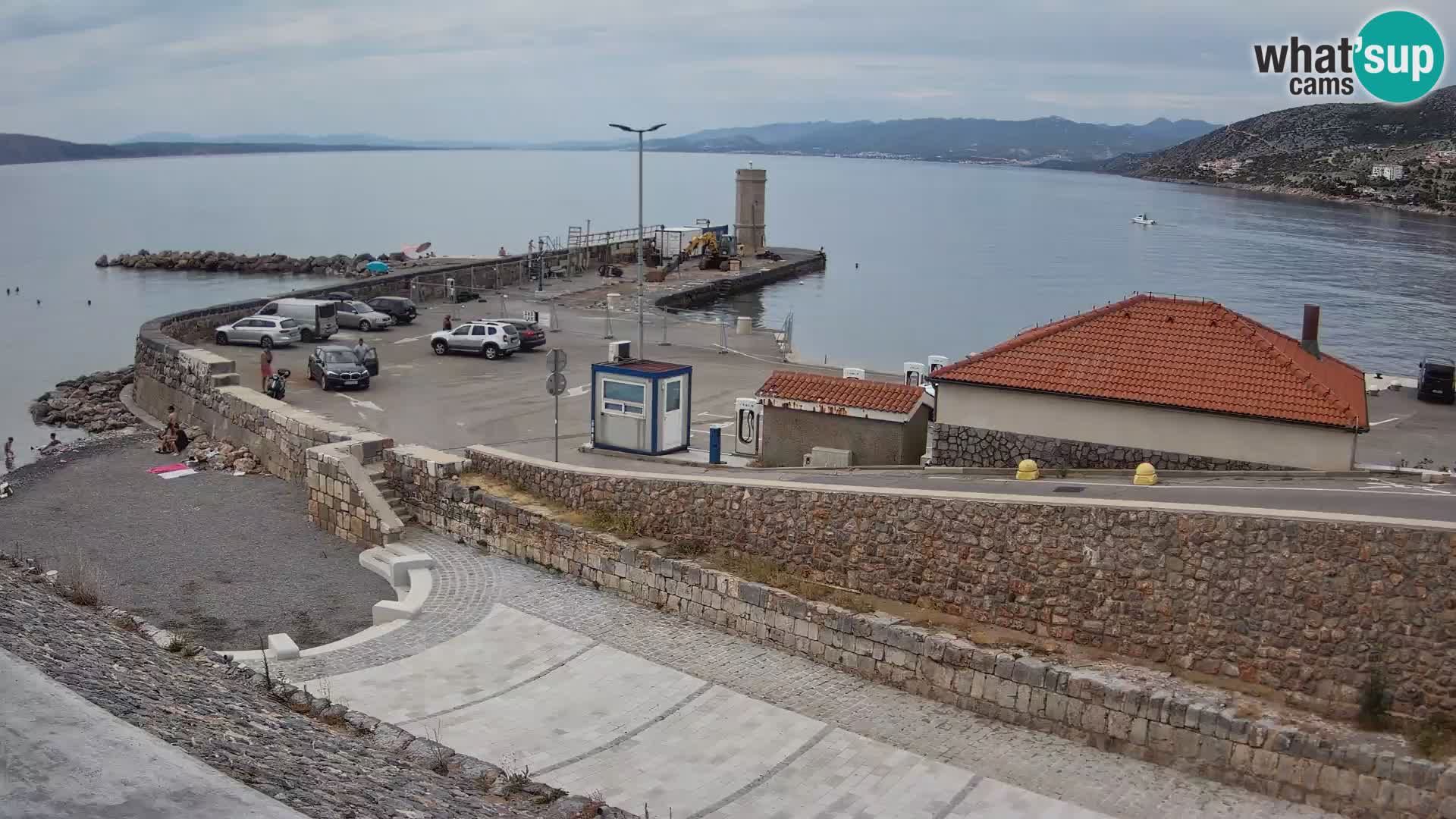 Senj Harbour Webcam – Breakwater & Lighthouse Live View