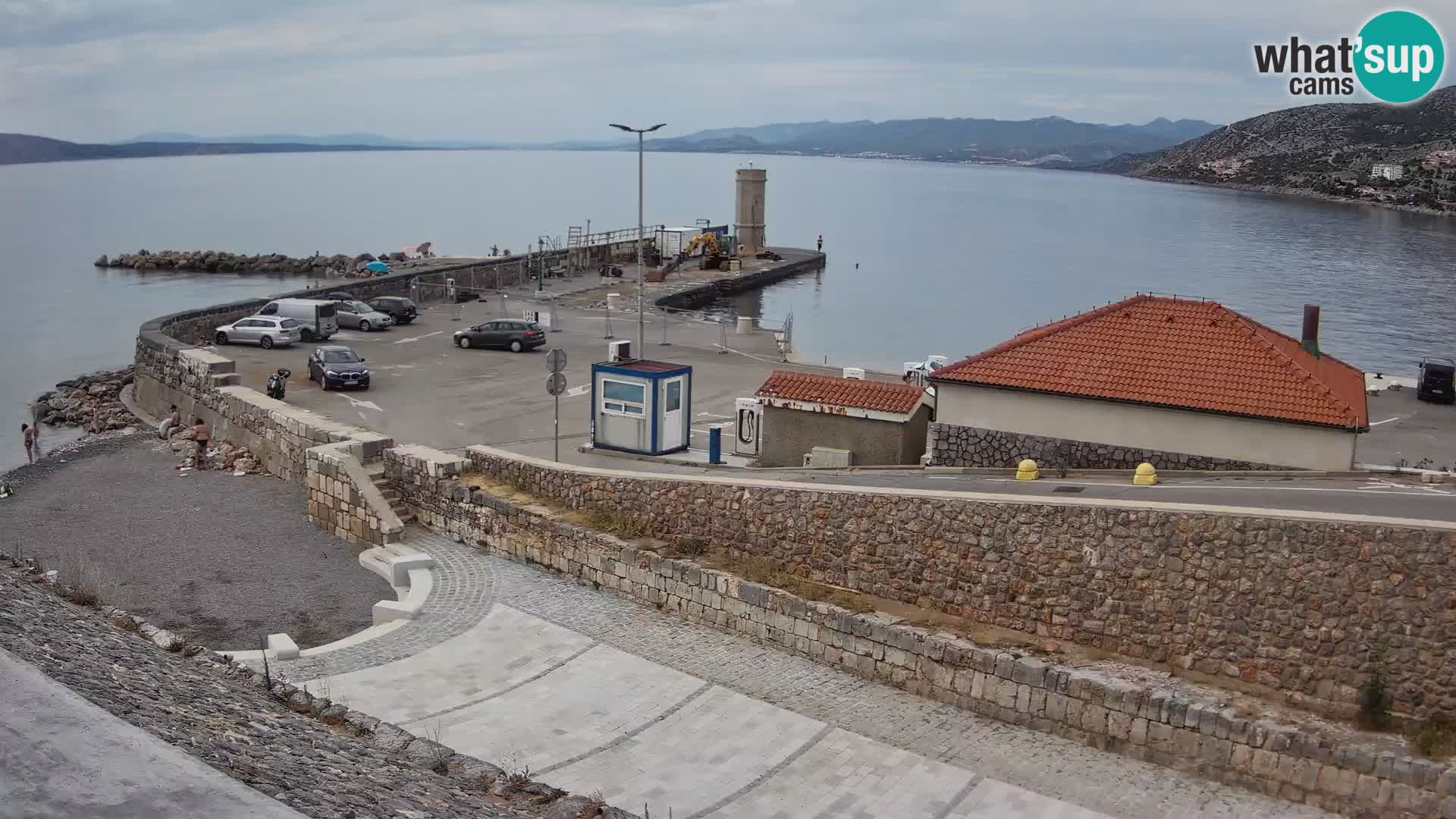 Senj Harbour Webcam – Breakwater & Lighthouse Live View
