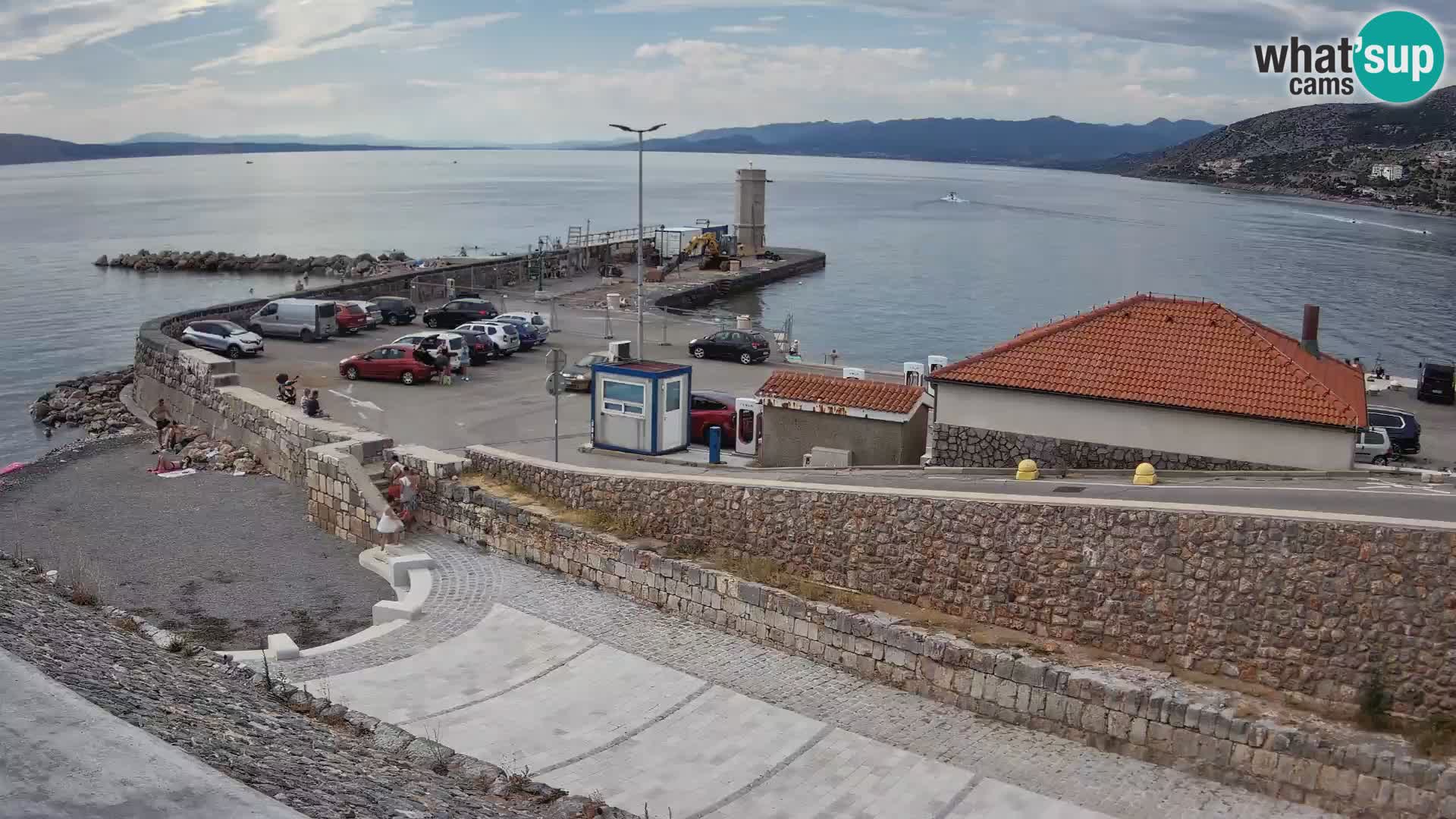 Webcam Porto di Segna – Frangiflutti e Faro in diretta