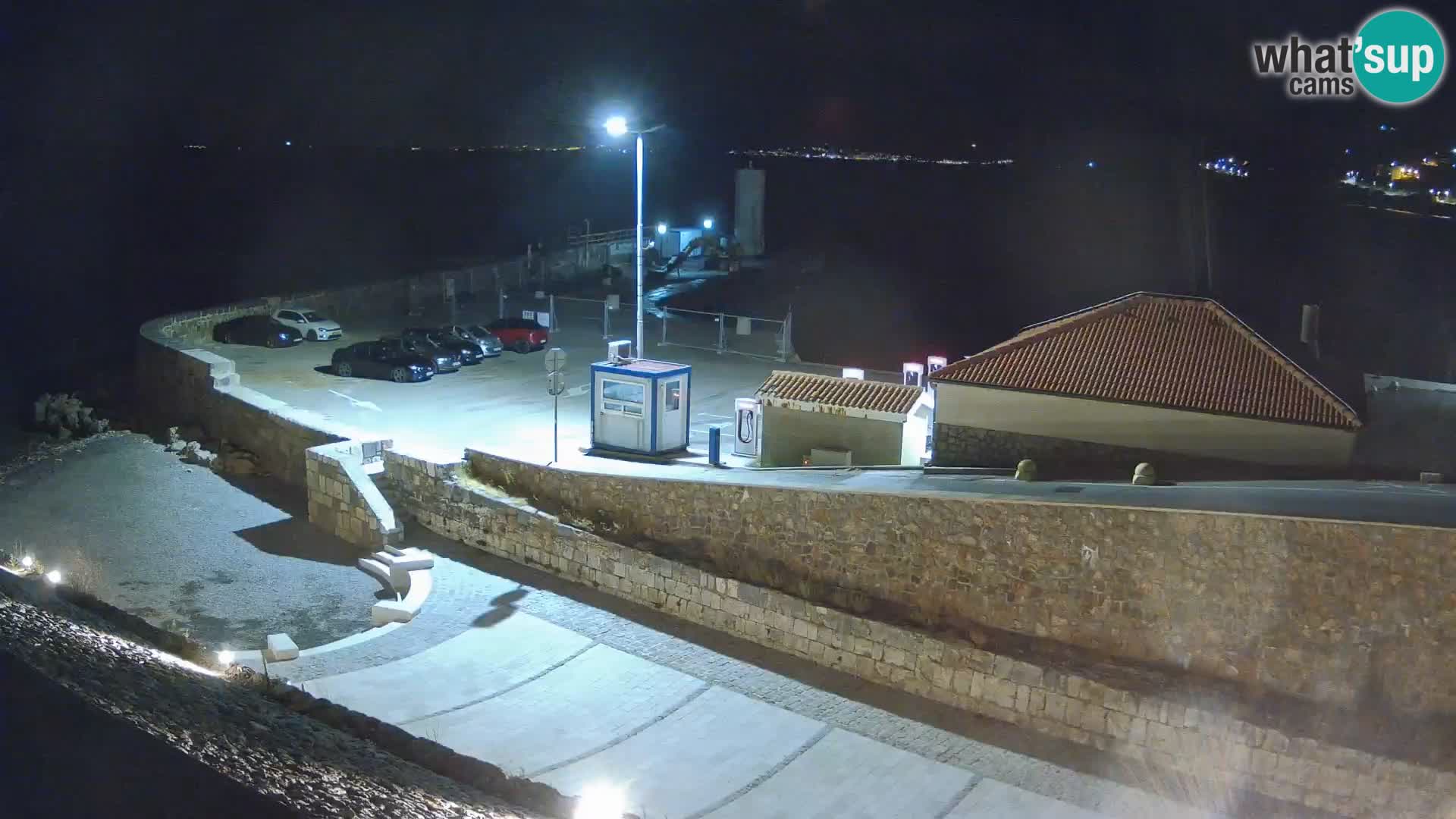 Webcam puerto de Senj – Rompeolas y faro en directo