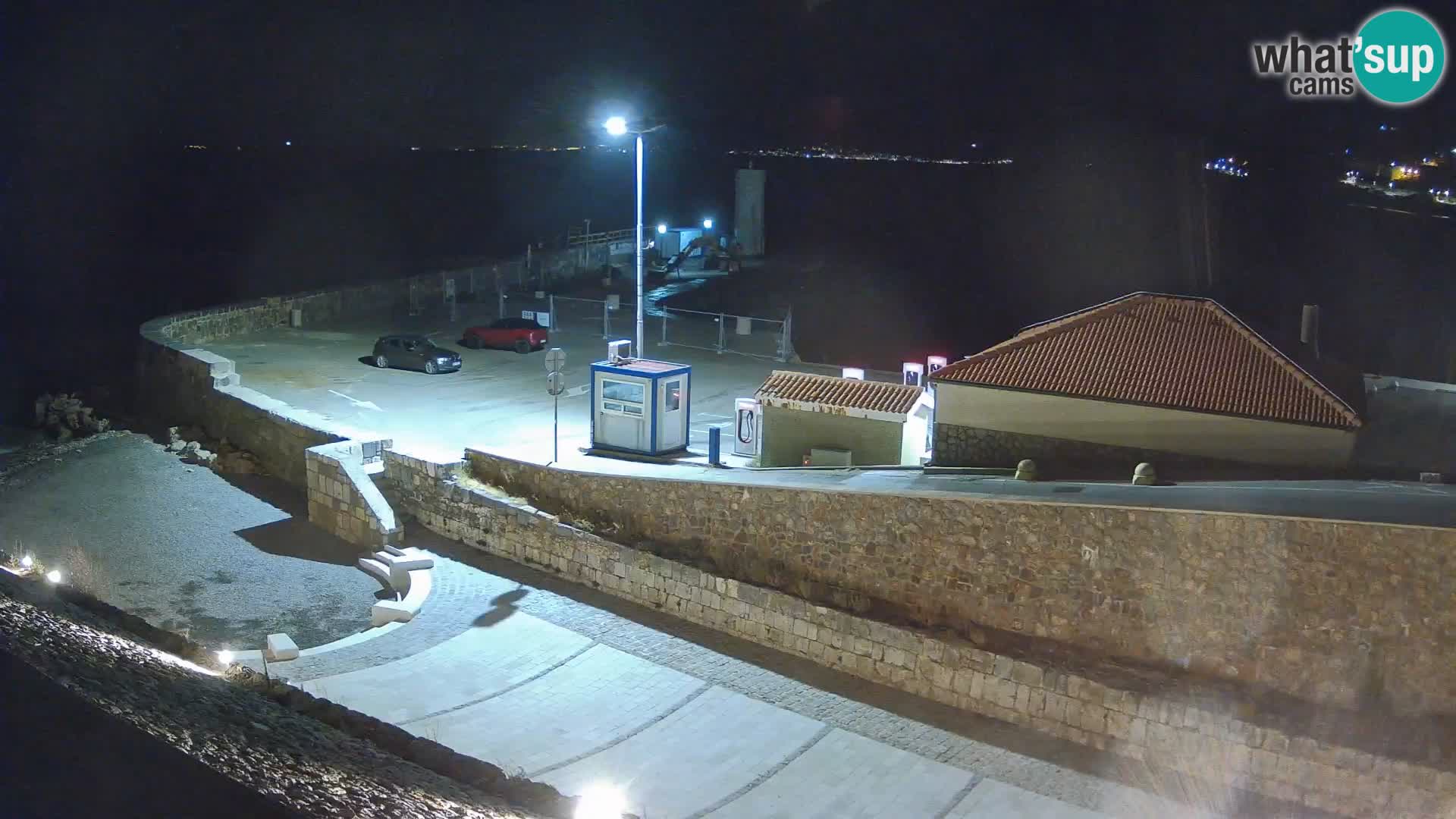 Webcam puerto de Senj – Rompeolas y faro en directo