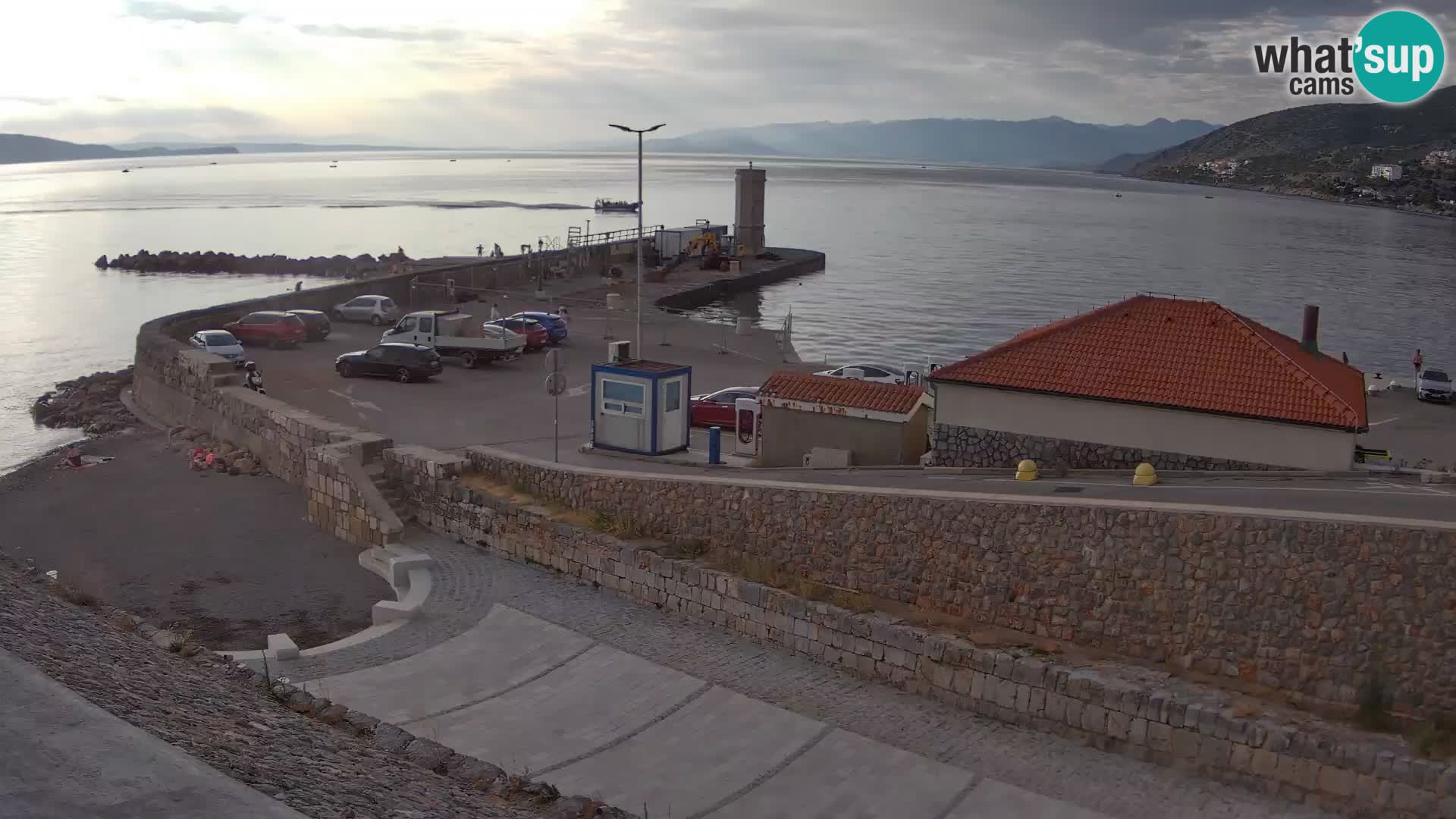Senj Harbour Webcam – Breakwater & Lighthouse Live View