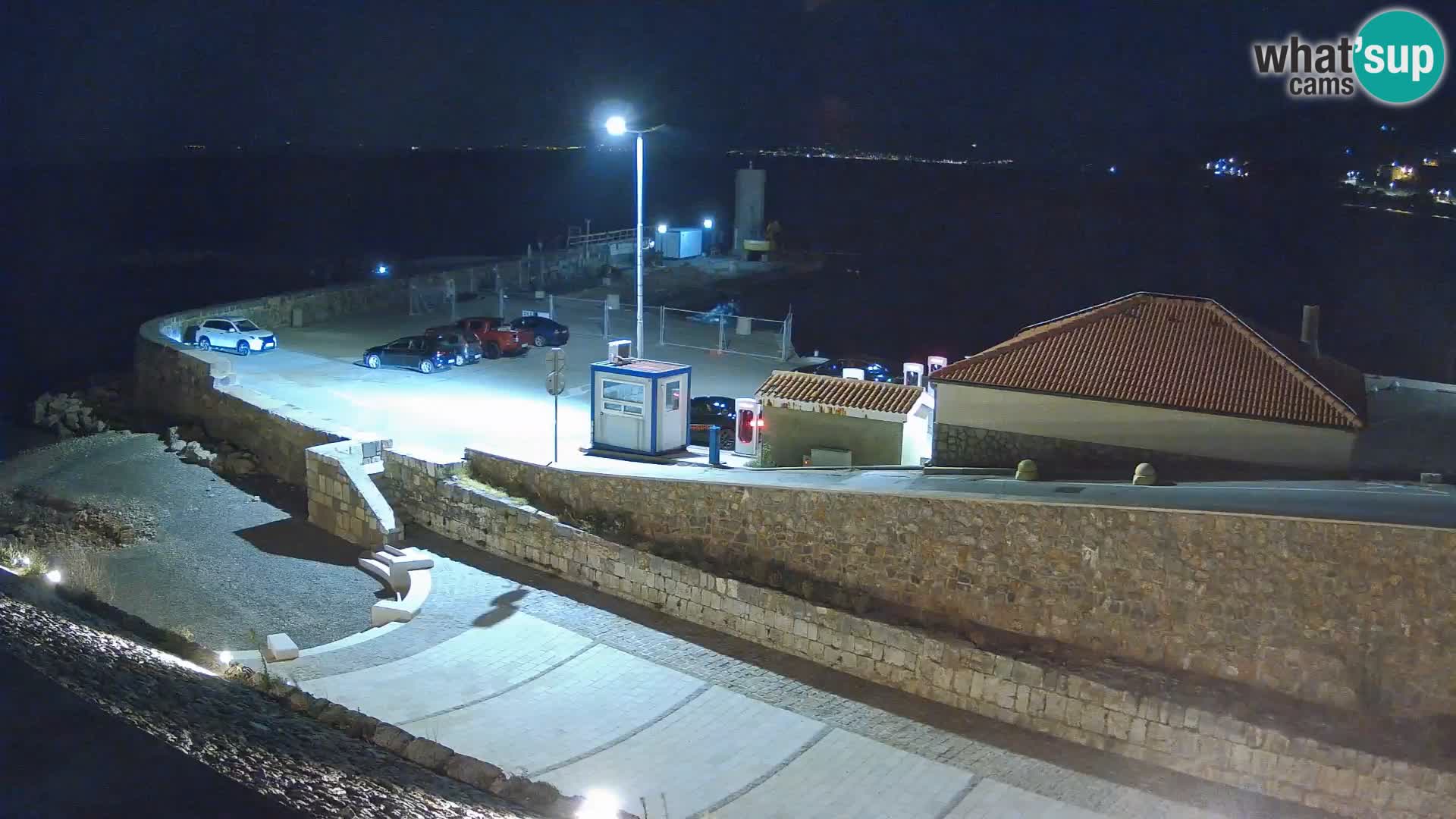 Webcam puerto de Senj – Rompeolas y faro en directo