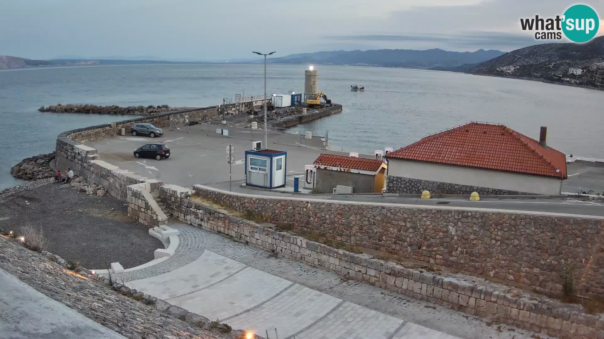 Senj Harbour Webcam – Breakwater & Lighthouse Live View