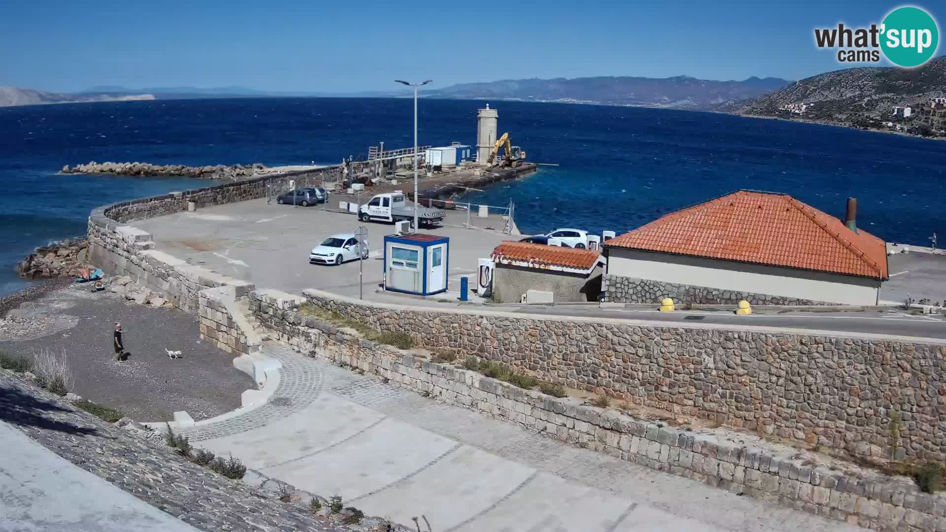 Senj Harbour Webcam – Breakwater & Lighthouse Live View