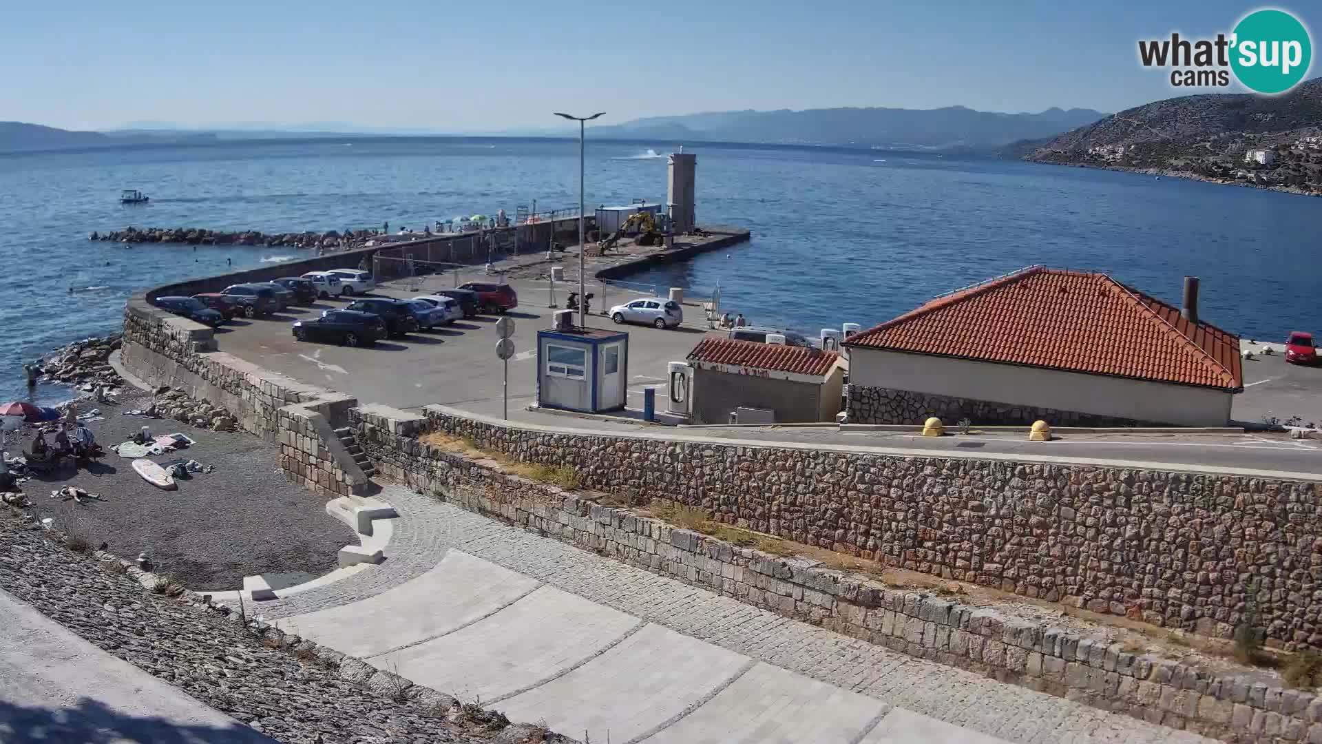 Senj Harbour Webcam – Breakwater & Lighthouse Live View