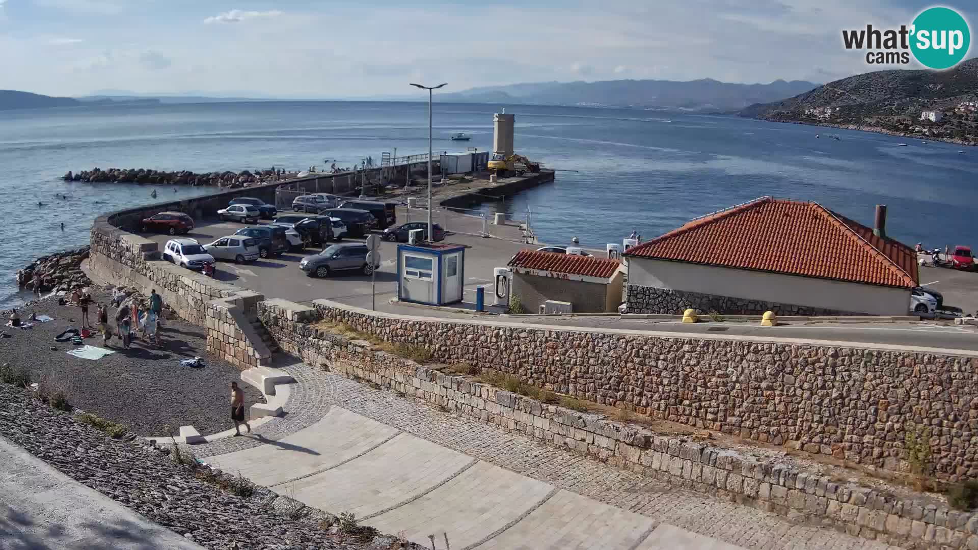 Senj Harbour Webcam – Breakwater & Lighthouse Live View