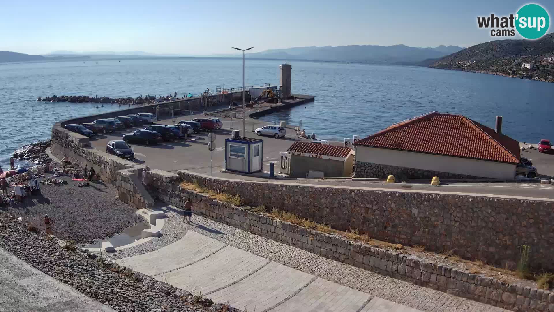Senj Harbour Webcam – Breakwater & Lighthouse Live View