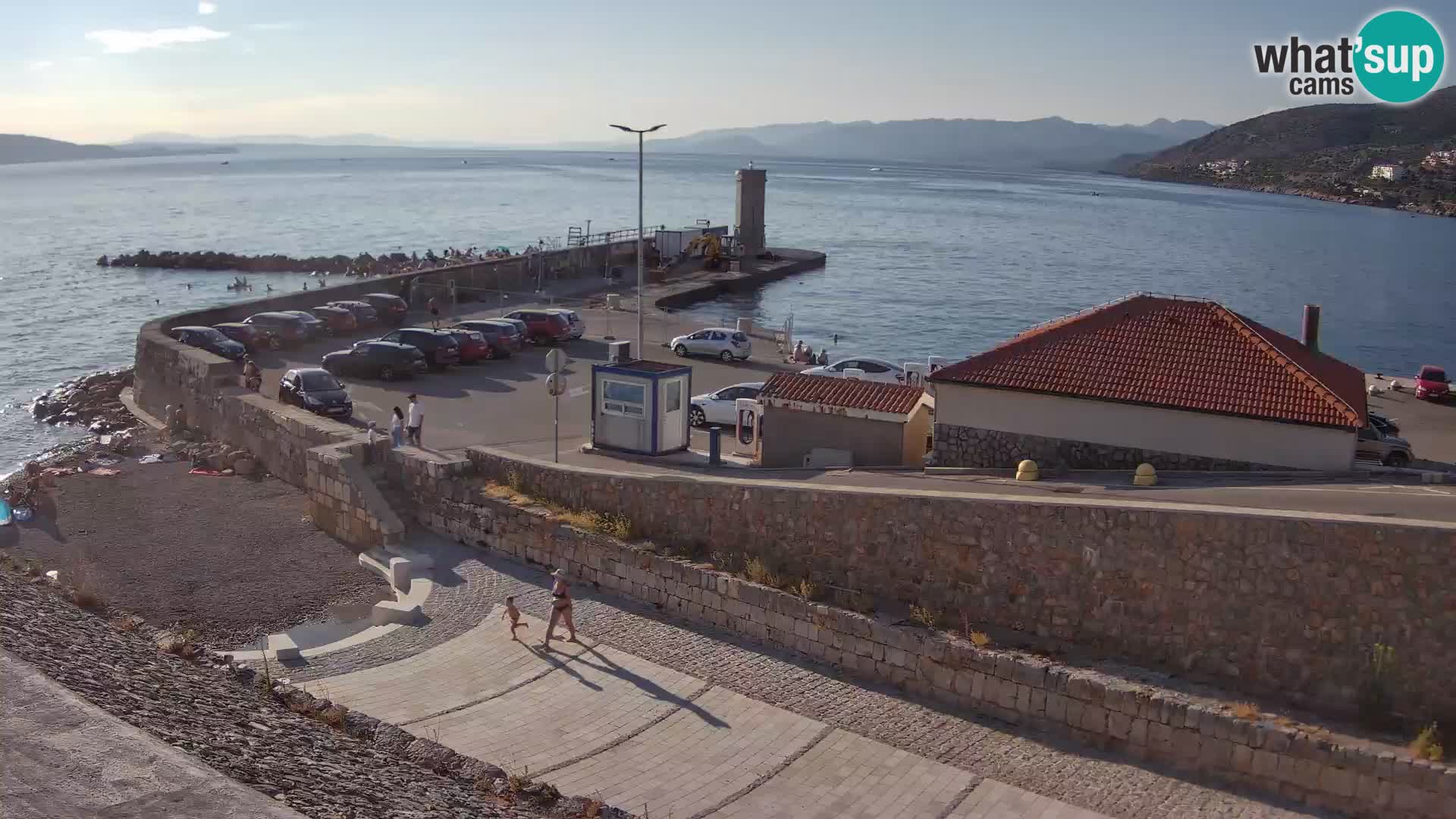Senj Harbour Webcam – Breakwater & Lighthouse Live View