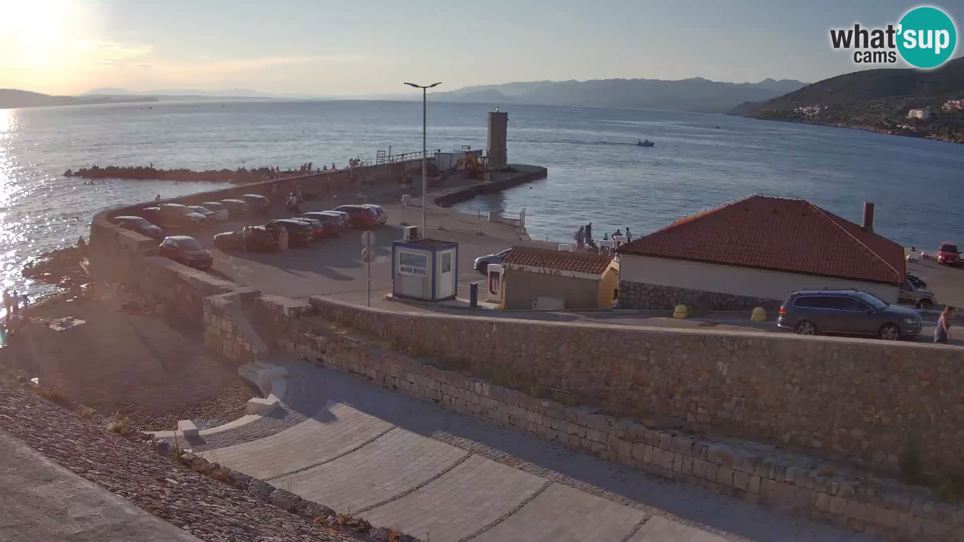 Senj Harbour Webcam – Breakwater & Lighthouse Live View