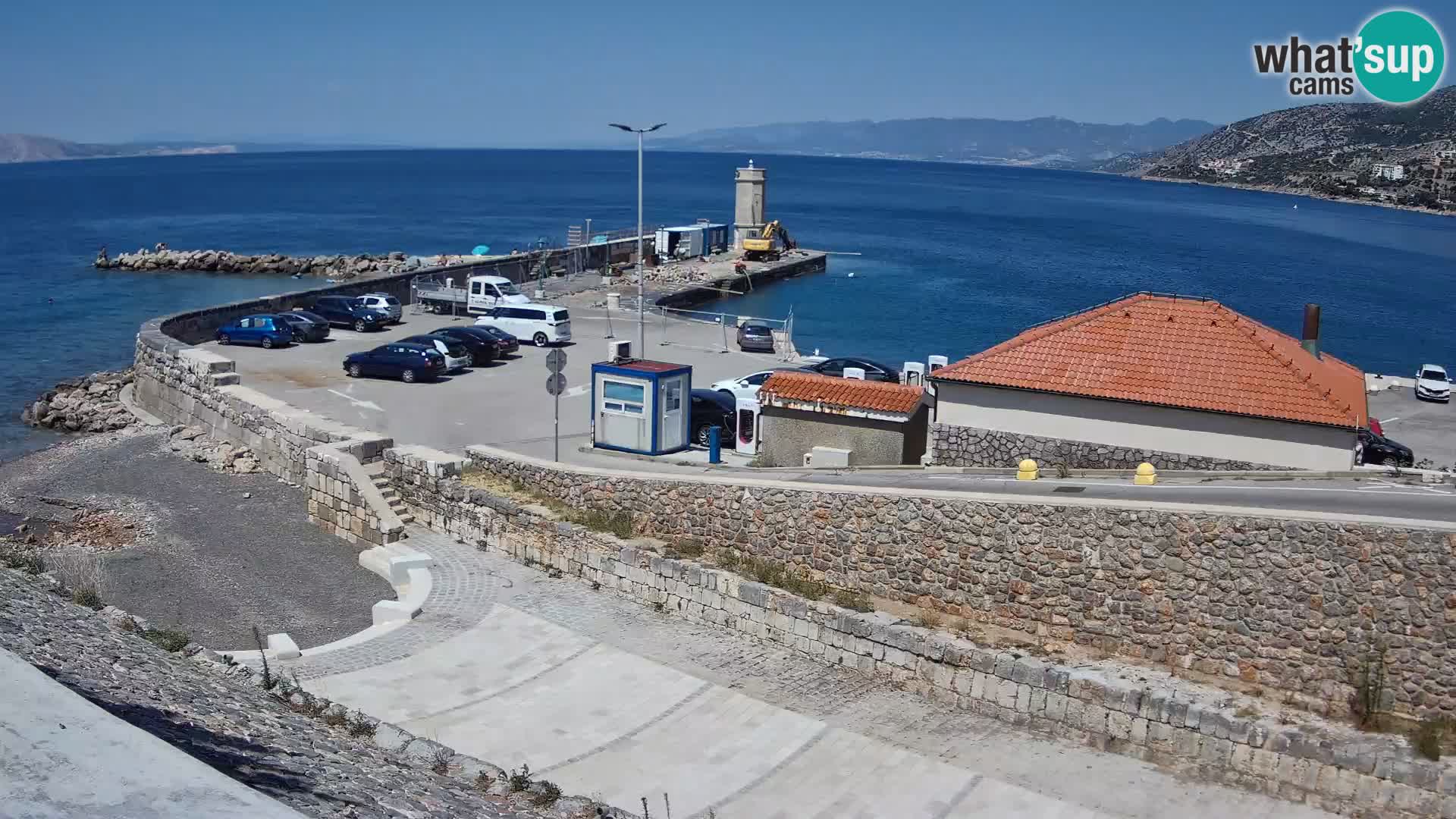 Webcam Porto di Segna – Frangiflutti e Faro in diretta