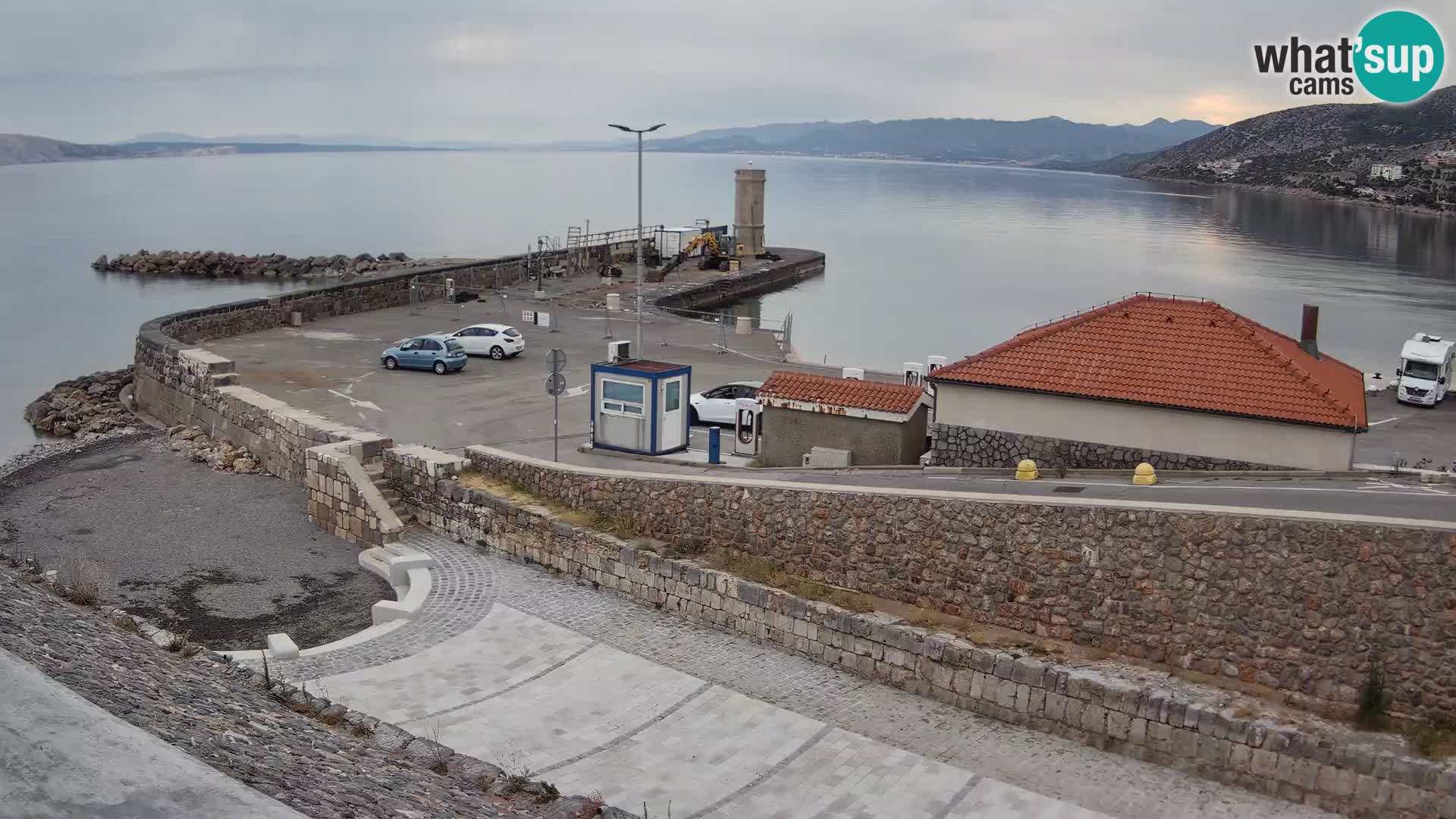 Senj Harbour Webcam – Breakwater & Lighthouse Live View