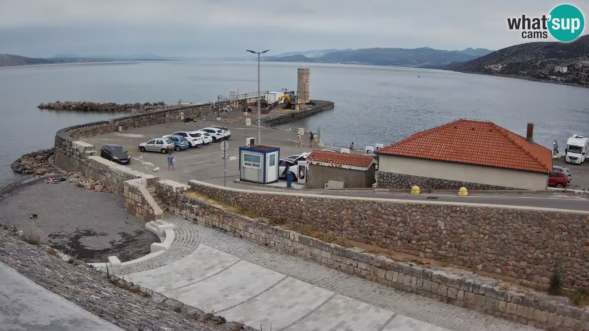Web kamera Senj luka – Lukobran i svjetionik uživo