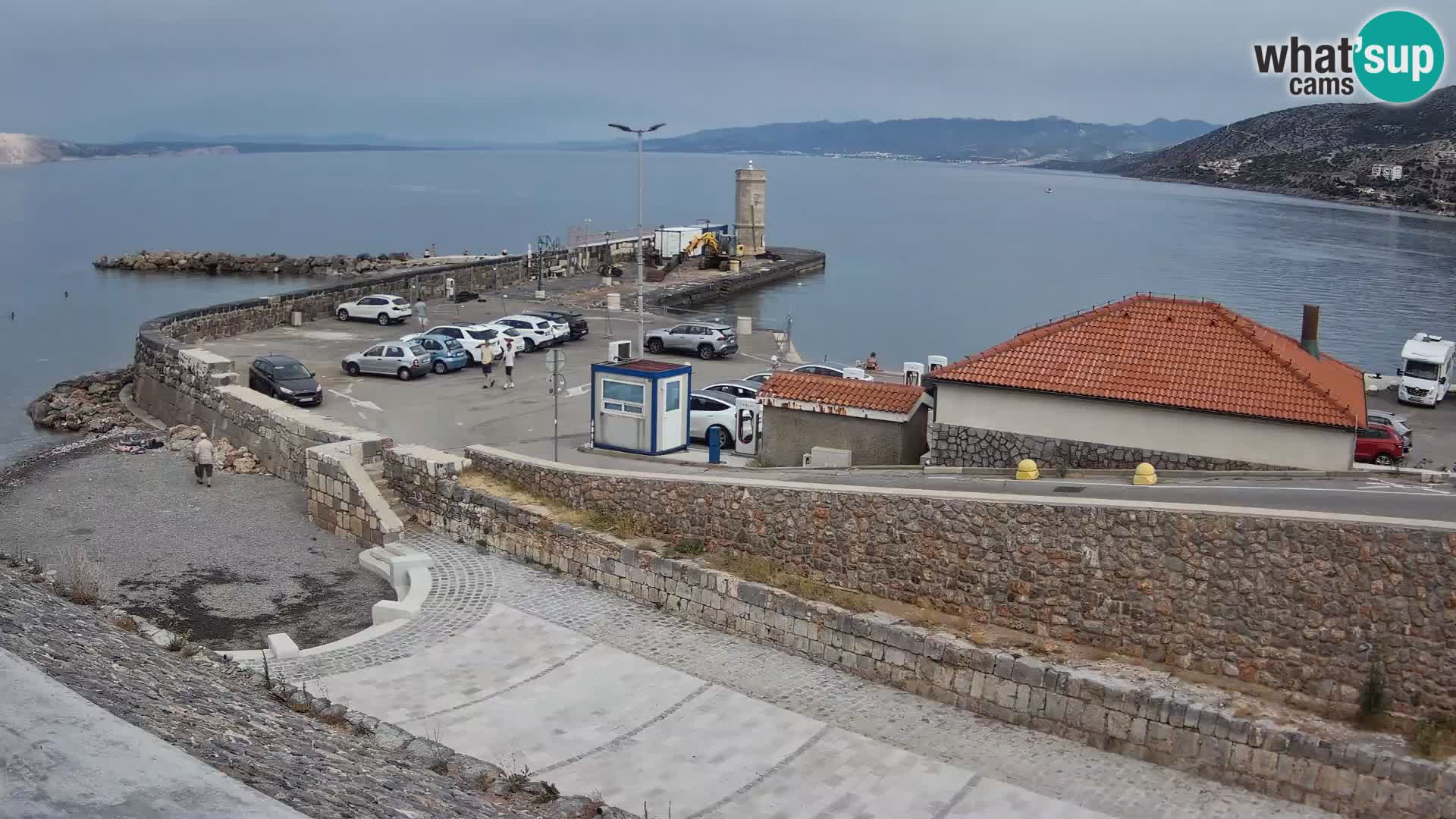 Senj Harbour Webcam – Breakwater & Lighthouse Live View