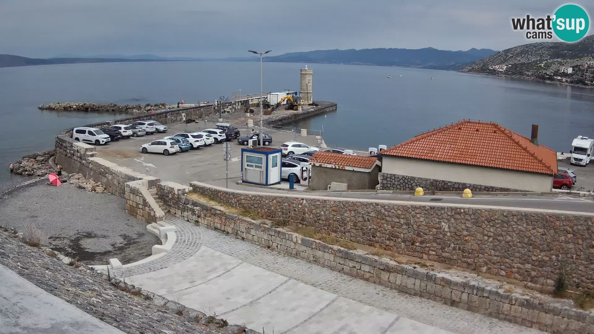 Senj Harbour Webcam – Breakwater & Lighthouse Live View