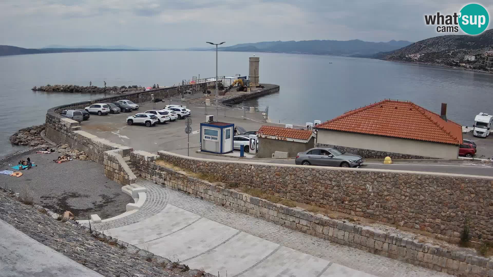 Web kamera Senj luka – Lukobran i svjetionik uživo