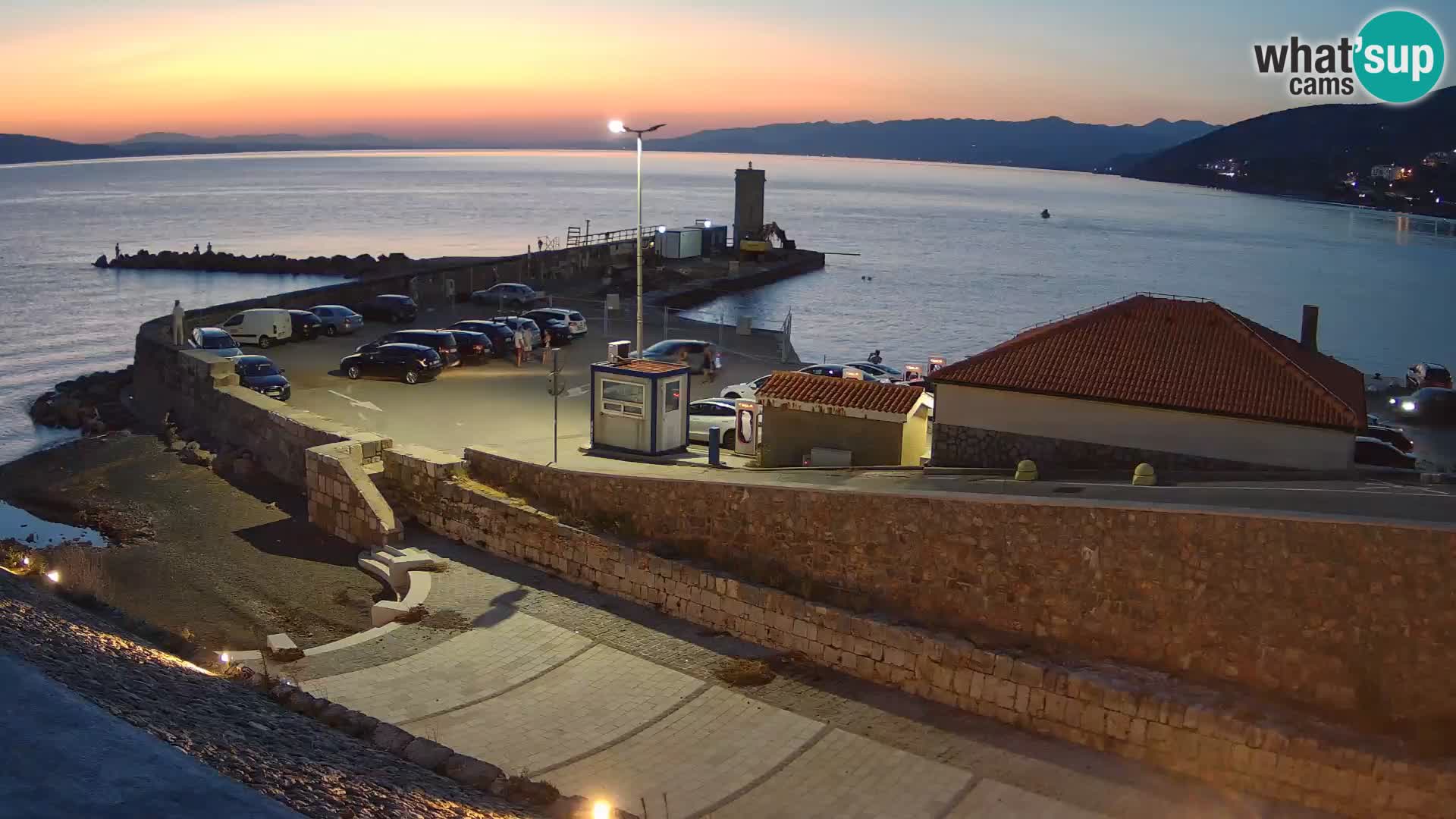 Senj Harbour Webcam – Breakwater & Lighthouse Live View