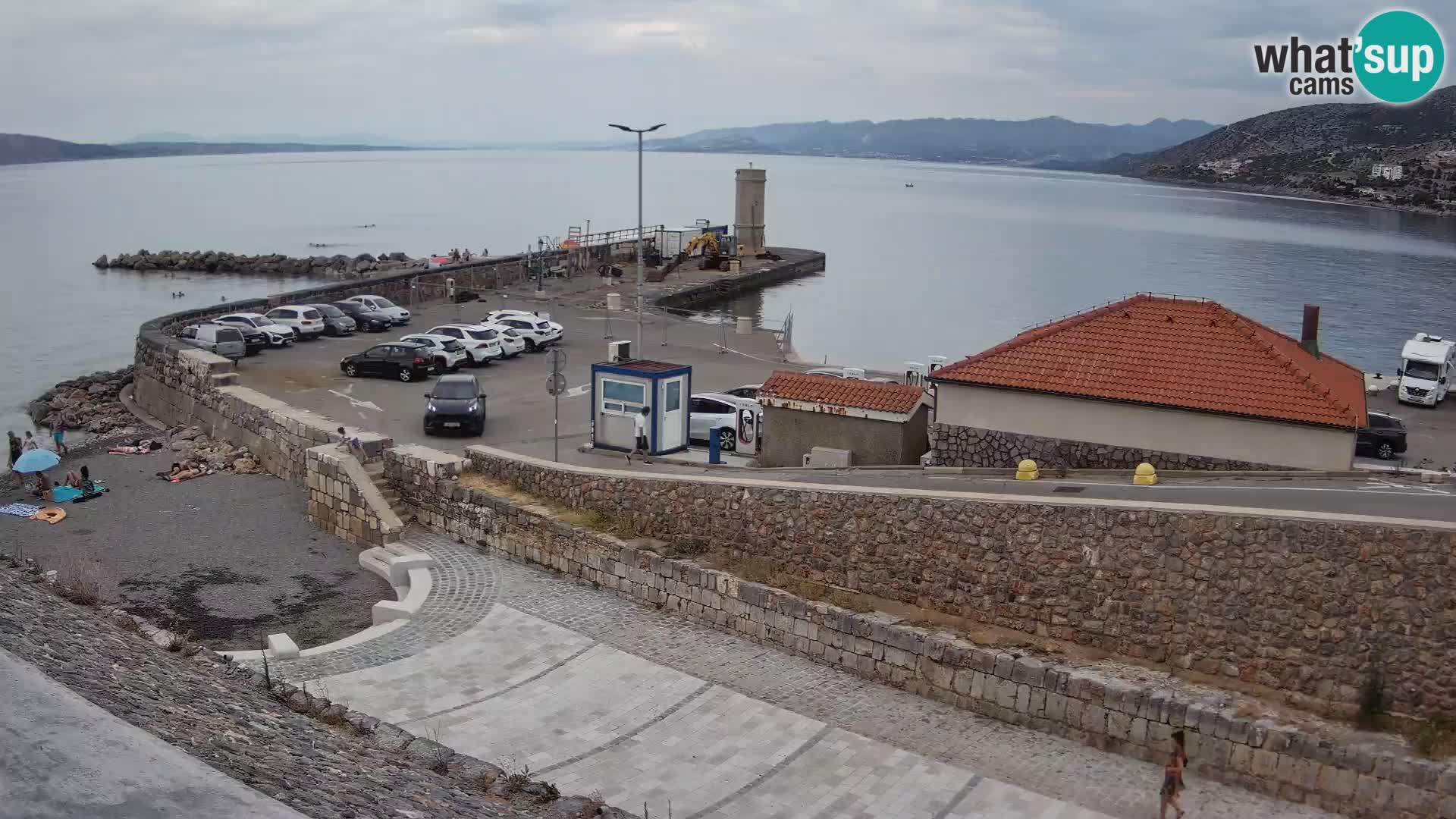 Senj Harbour Webcam – Breakwater & Lighthouse Live View