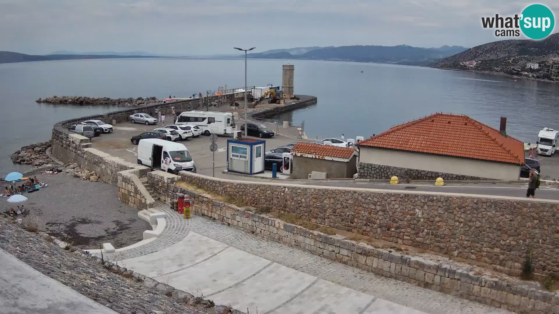 Webcam Porto di Segna – Frangiflutti e Faro in diretta
