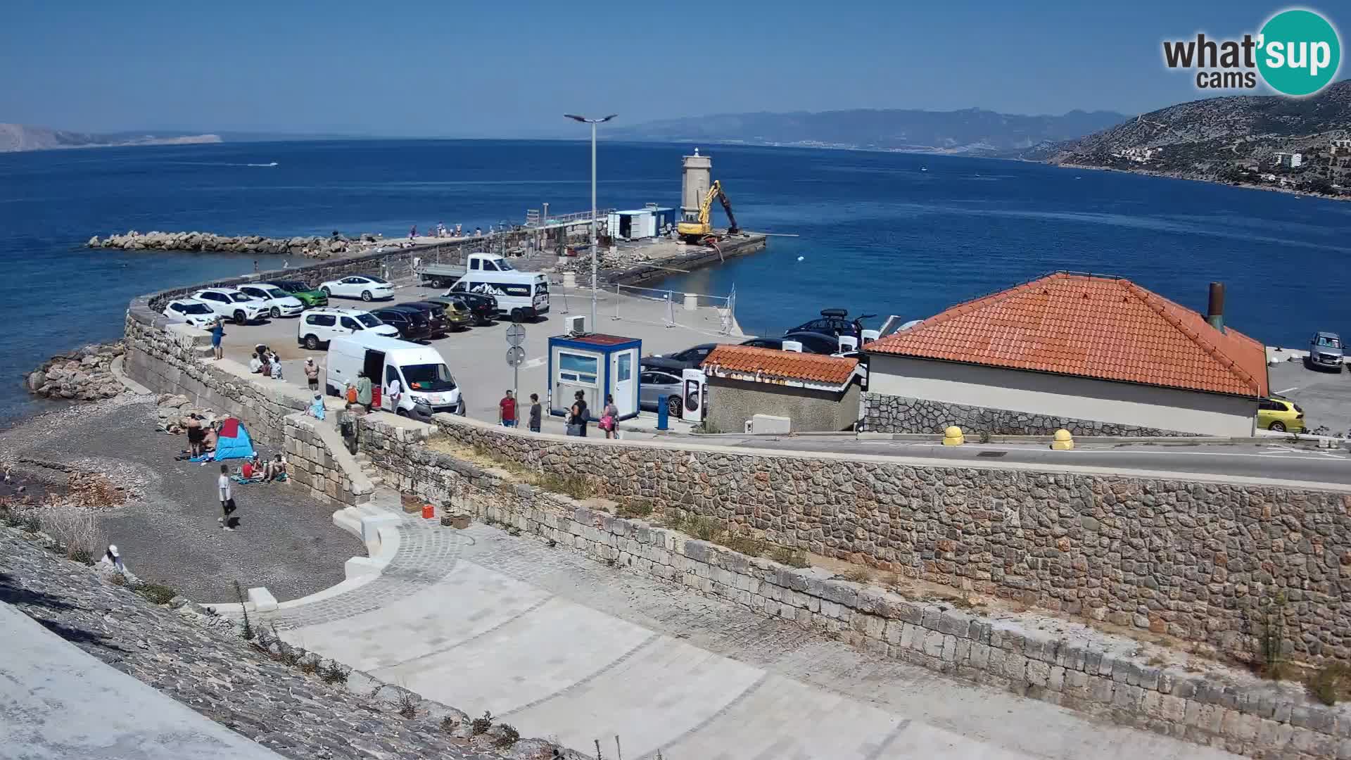 Senj Harbour Webcam – Breakwater & Lighthouse Live View