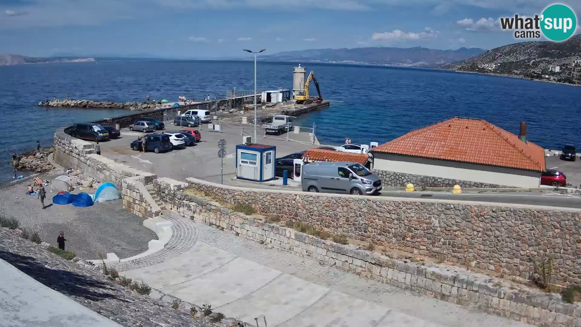 Webcam Porto di Segna – Frangiflutti e Faro in diretta
