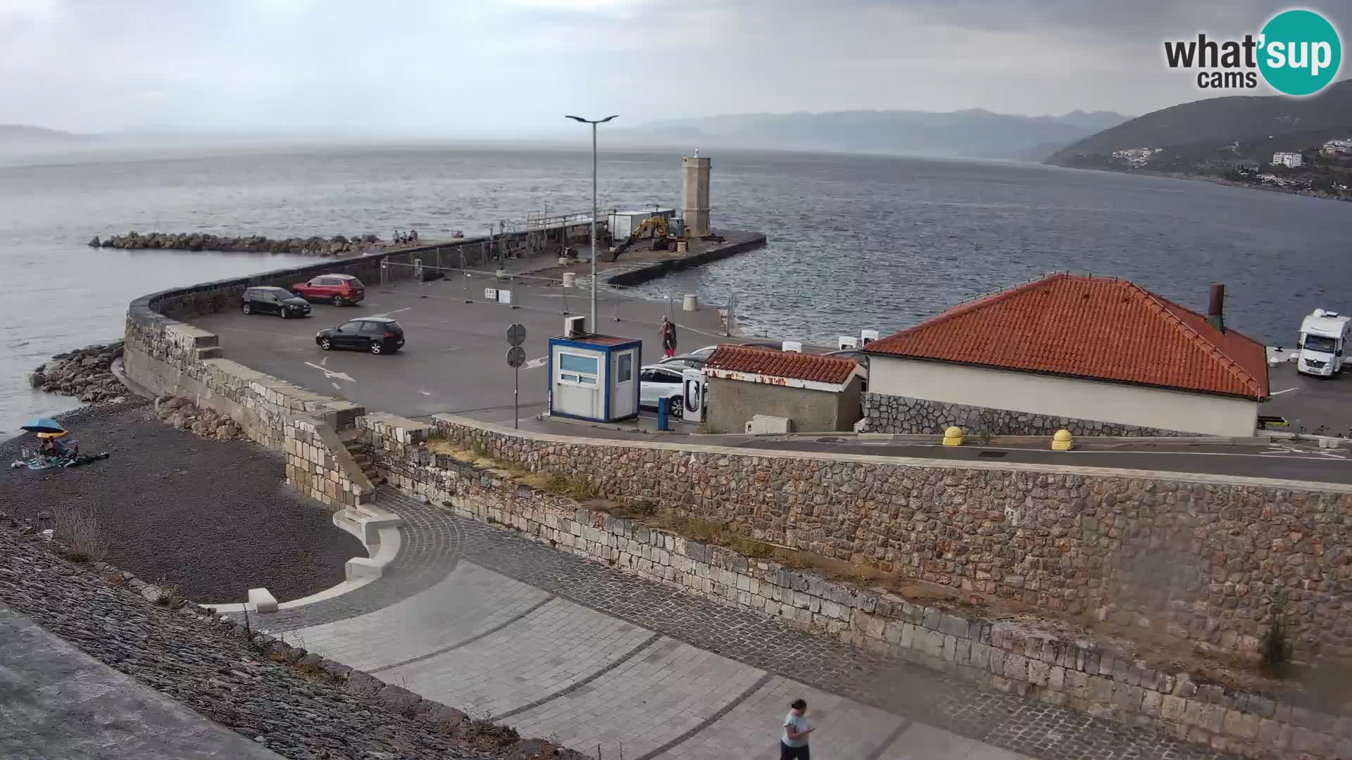Senj Harbour Webcam – Breakwater & Lighthouse Live View