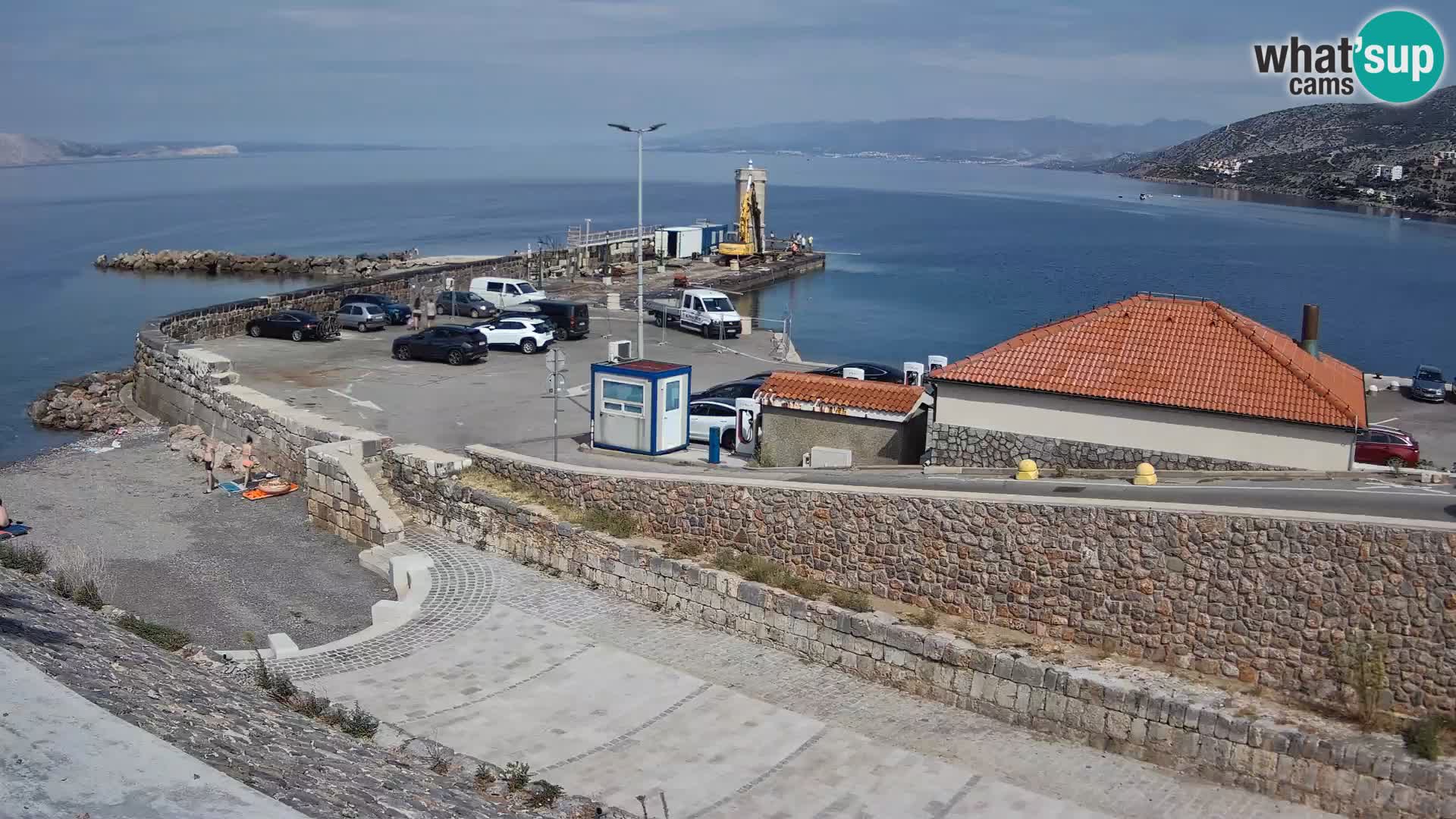 Web kamera Senj luka – Lukobran i svjetionik uživo