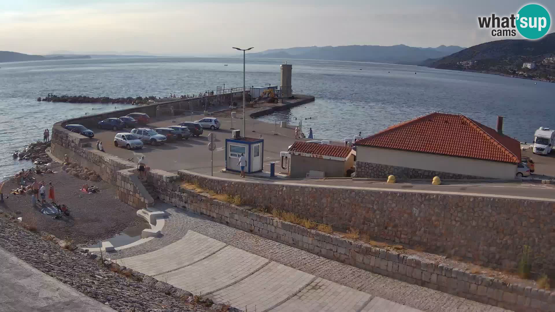 Webcam Porto di Segna – Frangiflutti e Faro in diretta