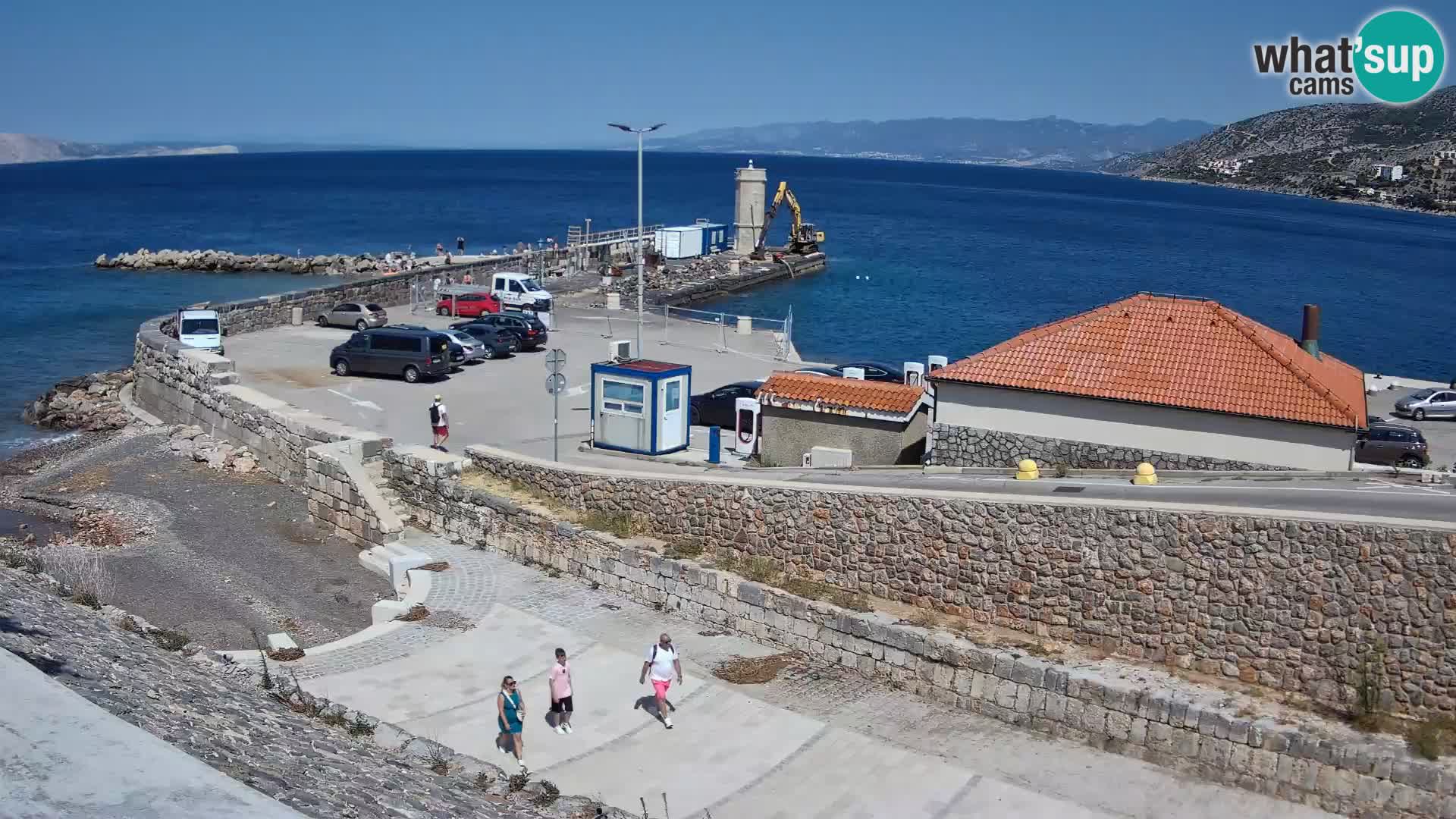 Webcam puerto de Senj – Rompeolas y faro en directo