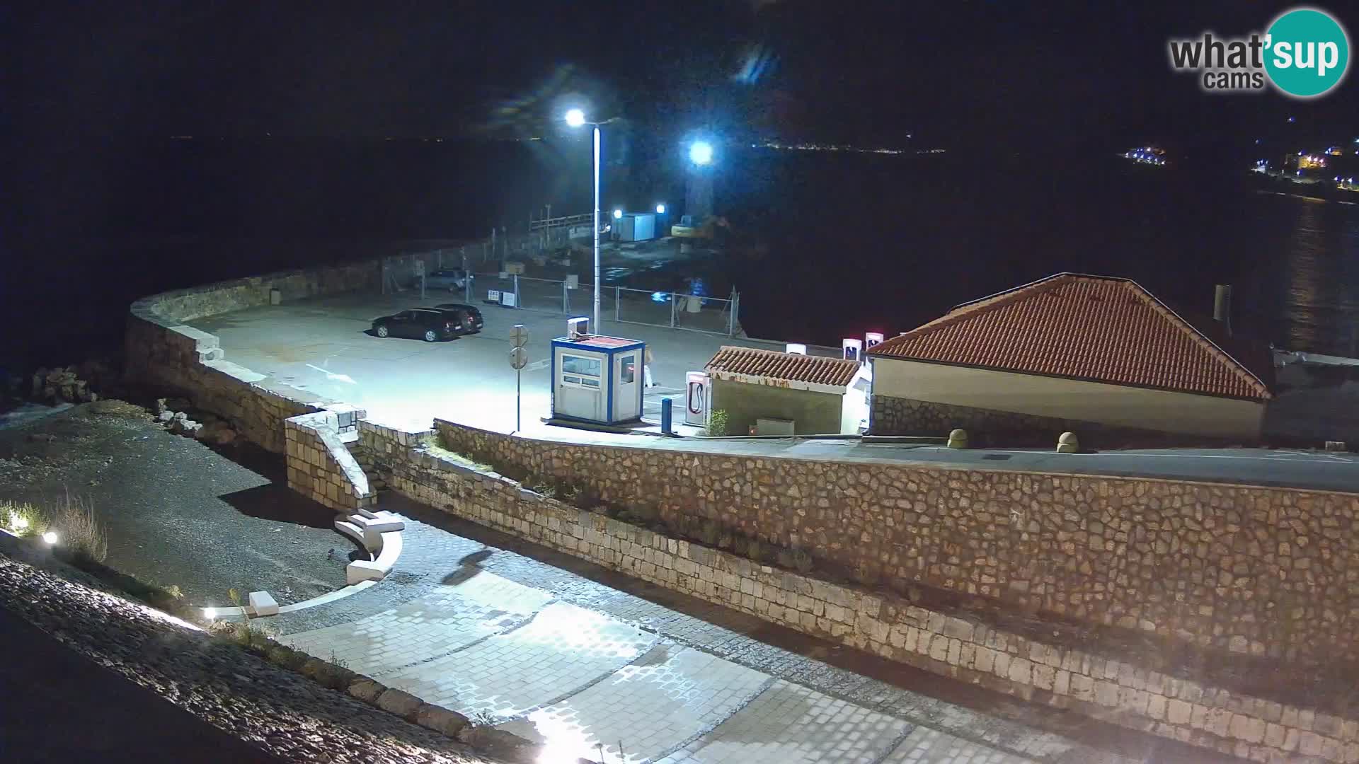 Senj Harbour Webcam – Breakwater & Lighthouse Live View