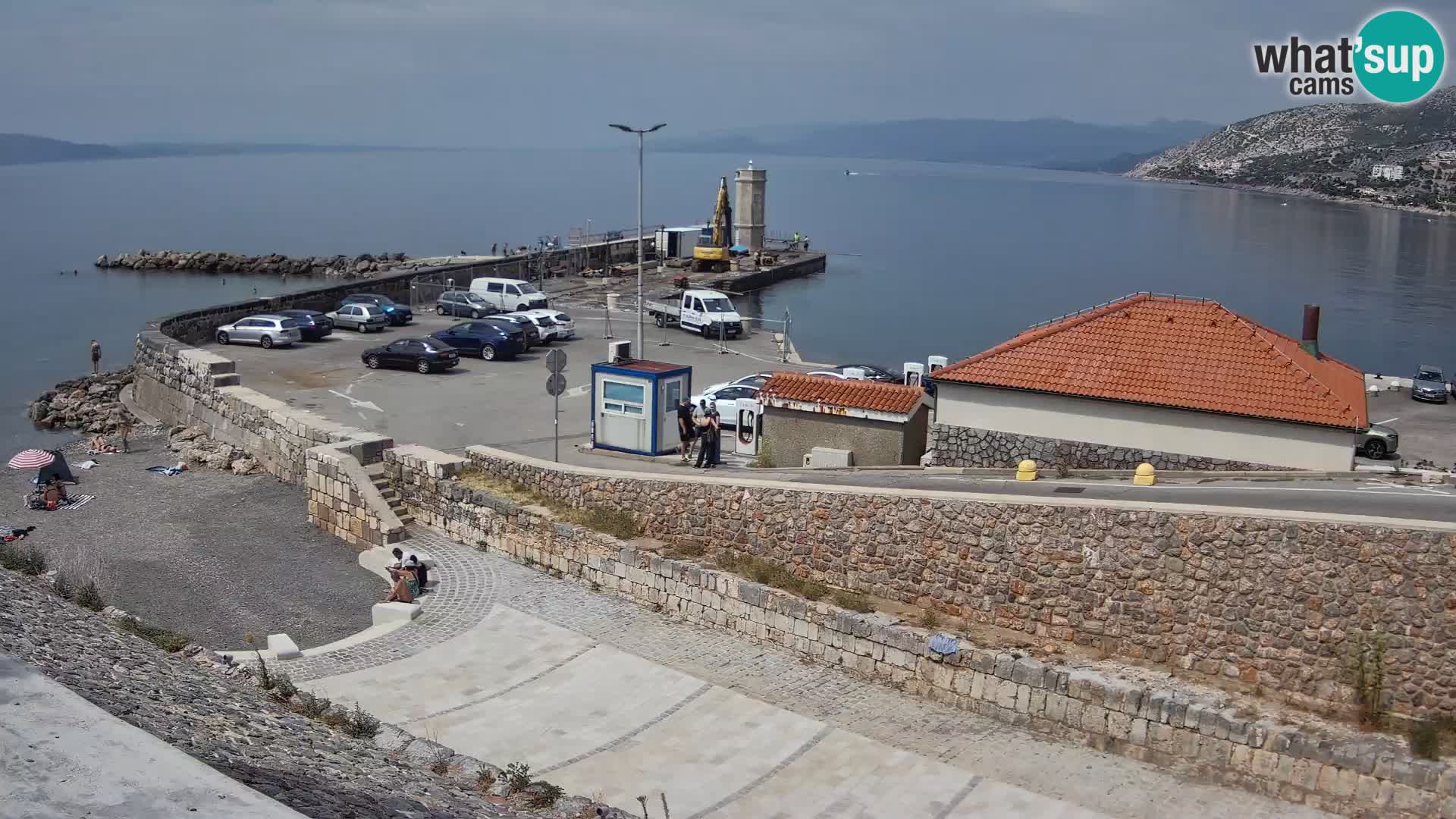 Web kamera Senj luka – Lukobran i svjetionik uživo