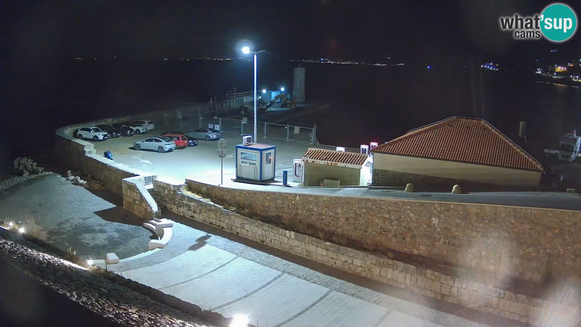 Senj Hafen Webcam – Wellenbrecher & Leuchtturm Liveblick
