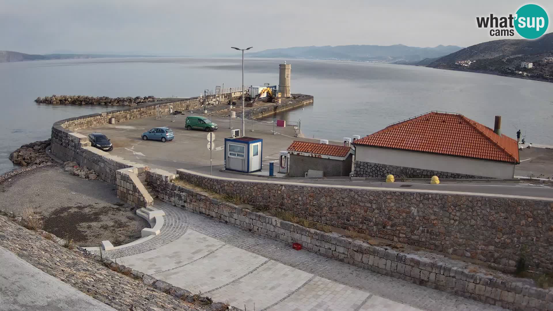 Senj Harbour Webcam – Breakwater & Lighthouse Live View