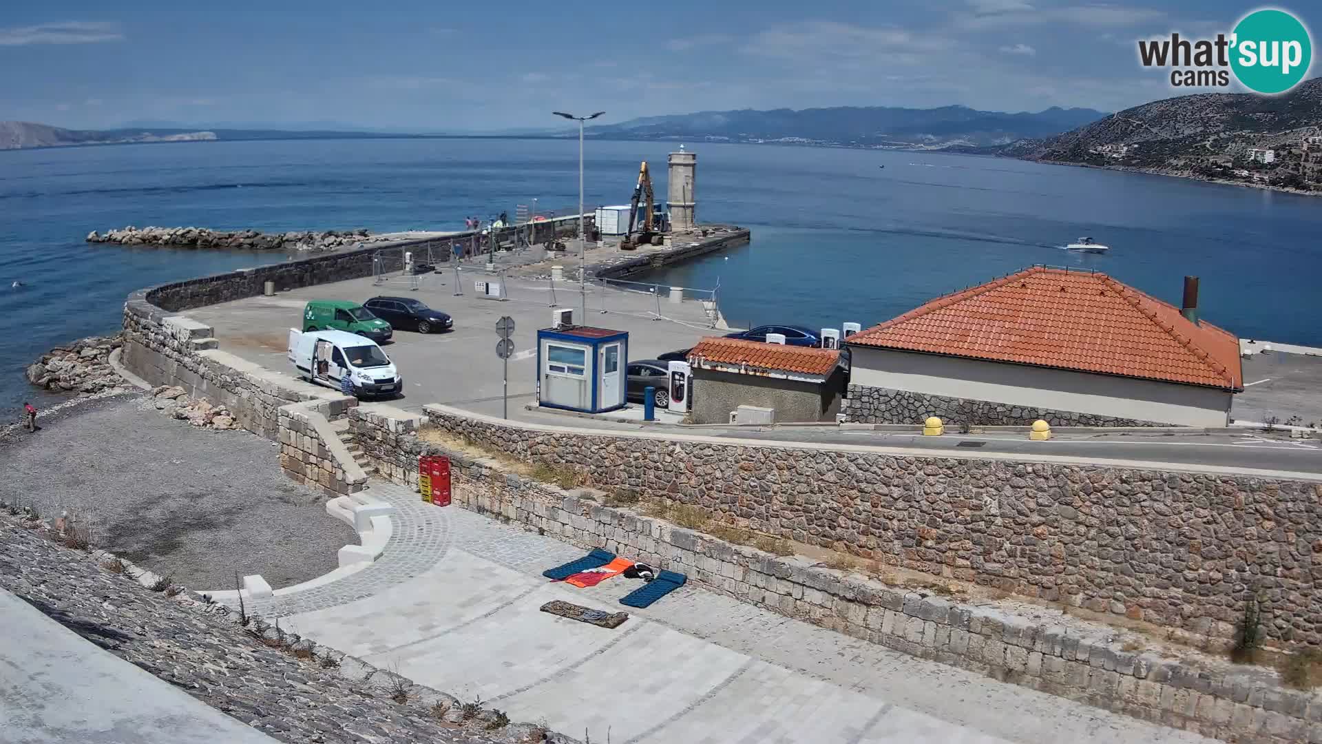 Webcam Porto di Segna – Frangiflutti e Faro in diretta