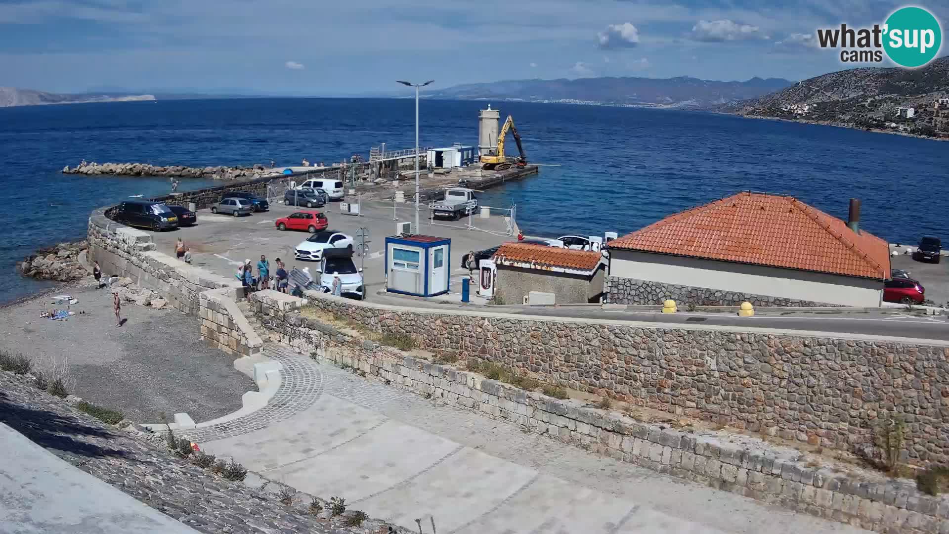 Web kamera Senj luka – Lukobran i svjetionik uživo
