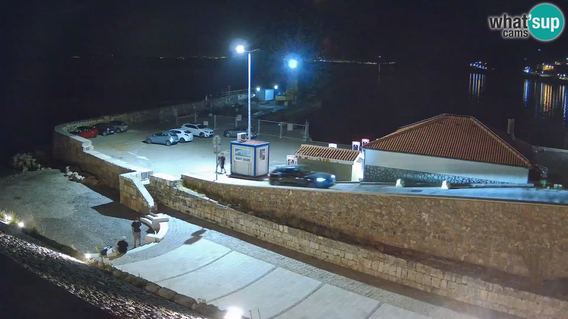 Webcam port de Senj – Vue sur la jetée et le phare