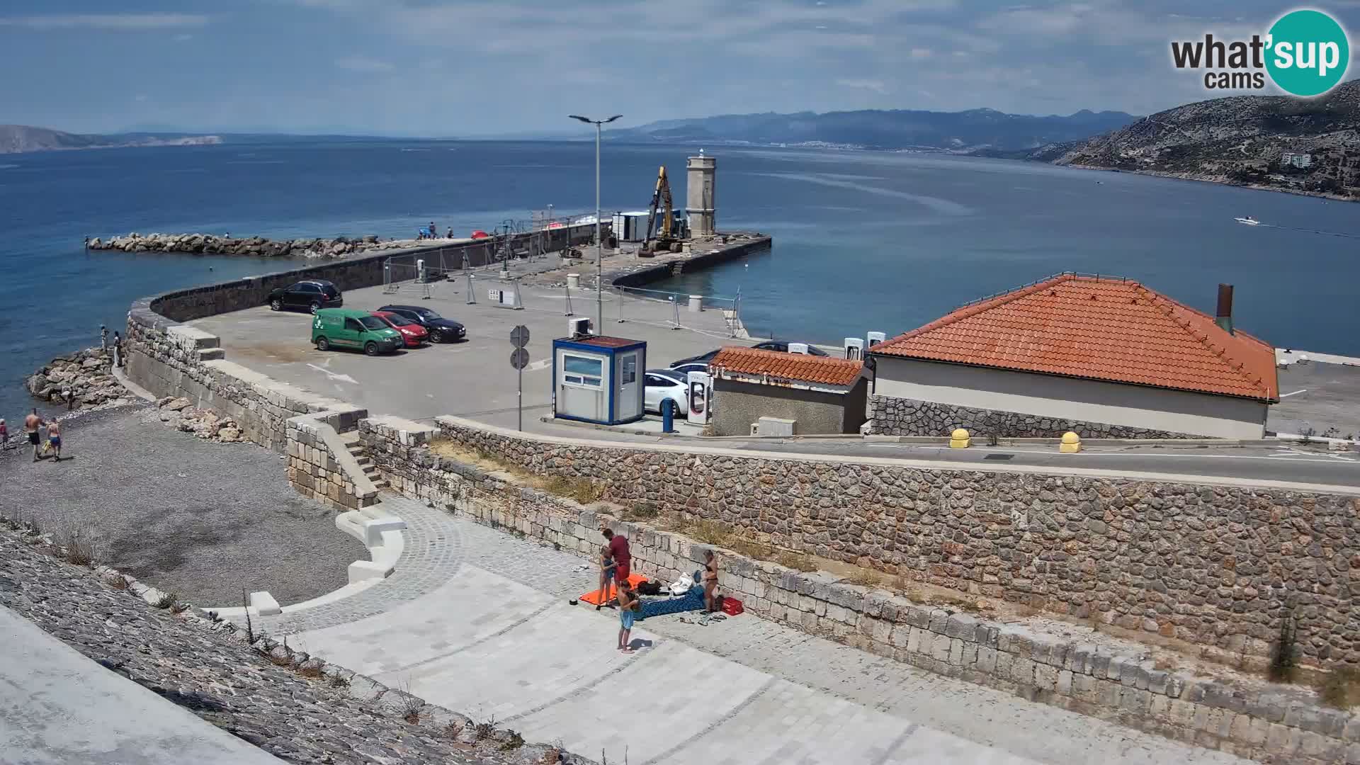 Senj Harbour Webcam – Breakwater & Lighthouse Live View