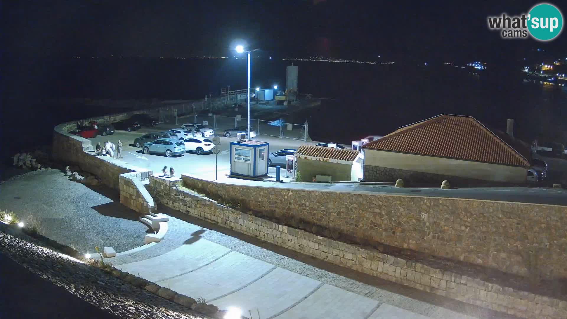 Webcam puerto de Senj – Rompeolas y faro en directo