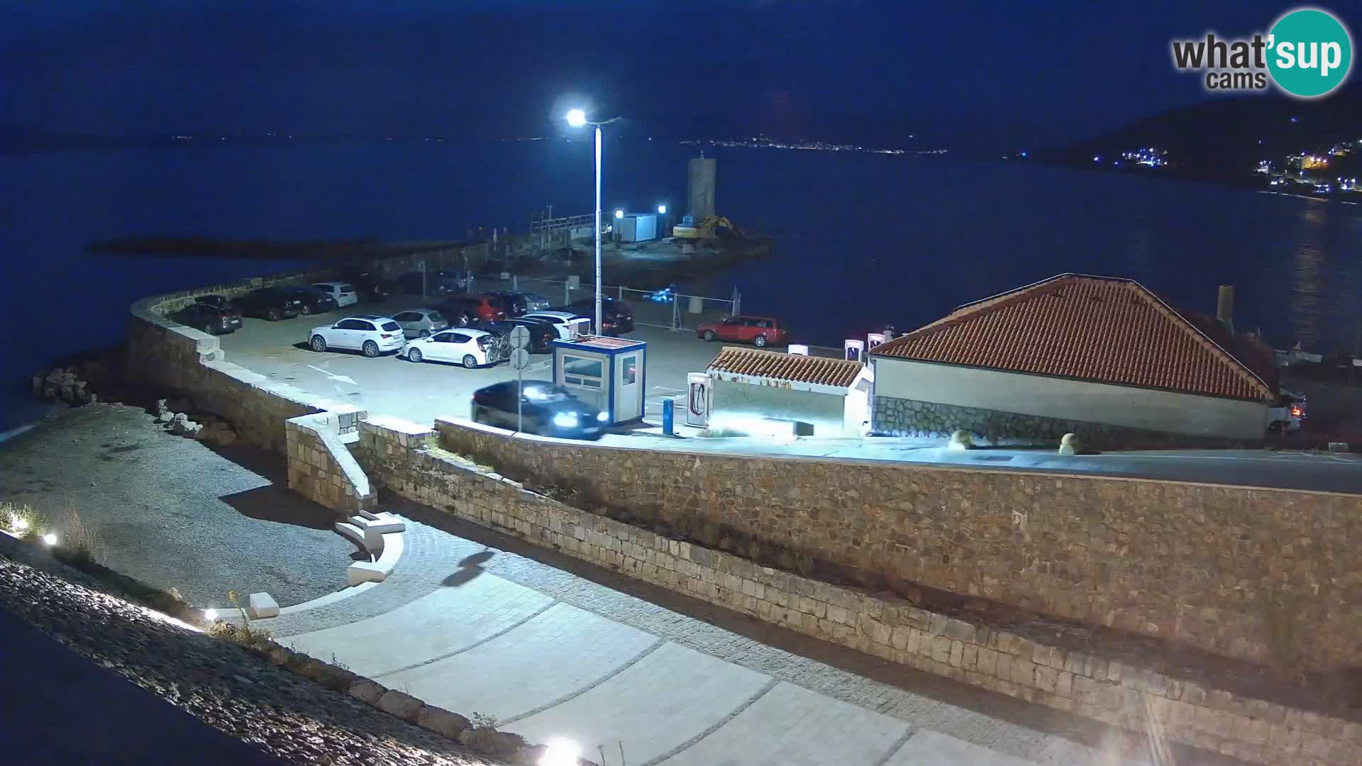 Webcam puerto de Senj – Rompeolas y faro en directo