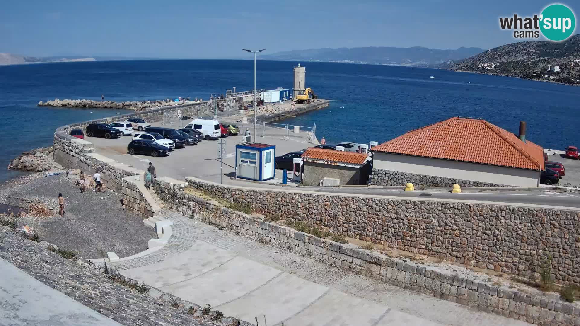 Webcam Porto di Segna – Frangiflutti e Faro in diretta