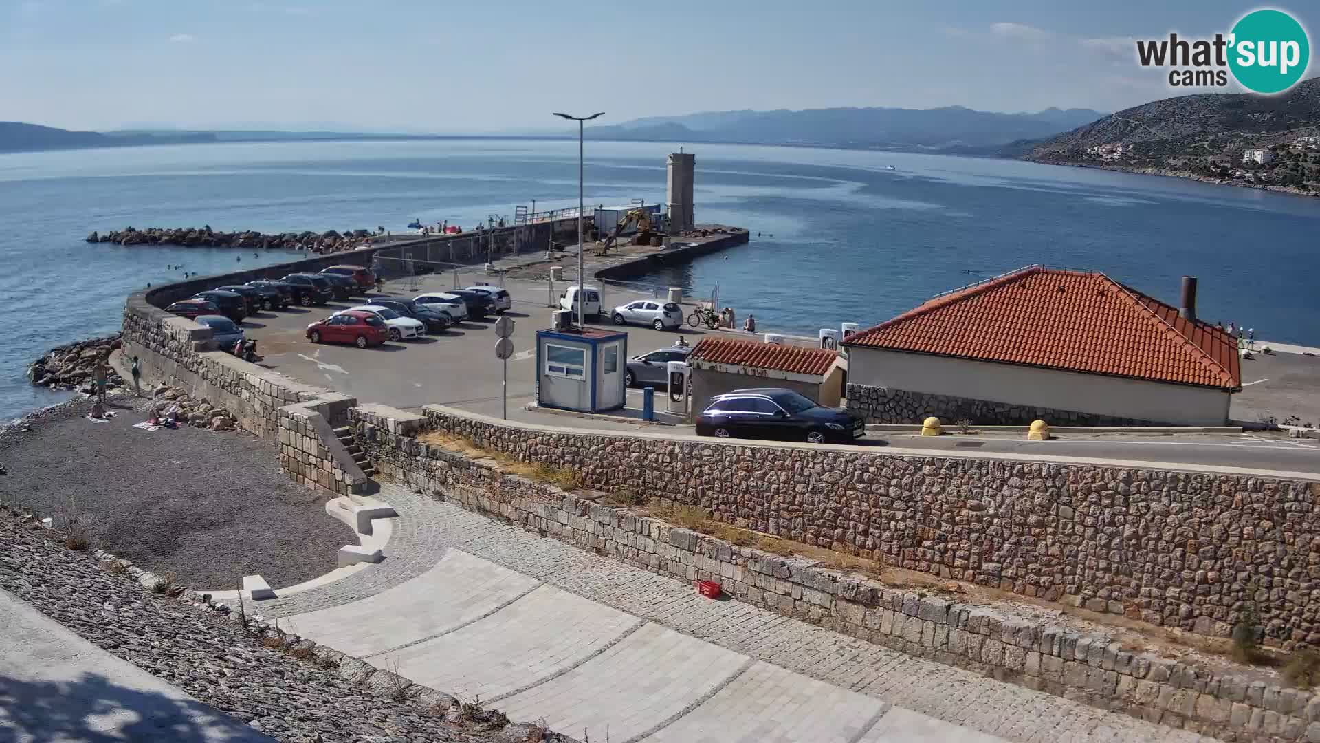 Web kamera Senj luka – Lukobran i svjetionik uživo