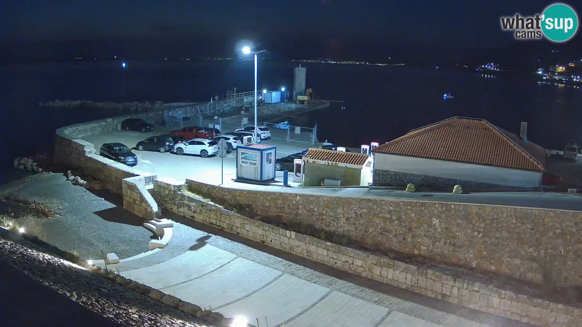 Senj Harbour Webcam – Breakwater & Lighthouse Live View