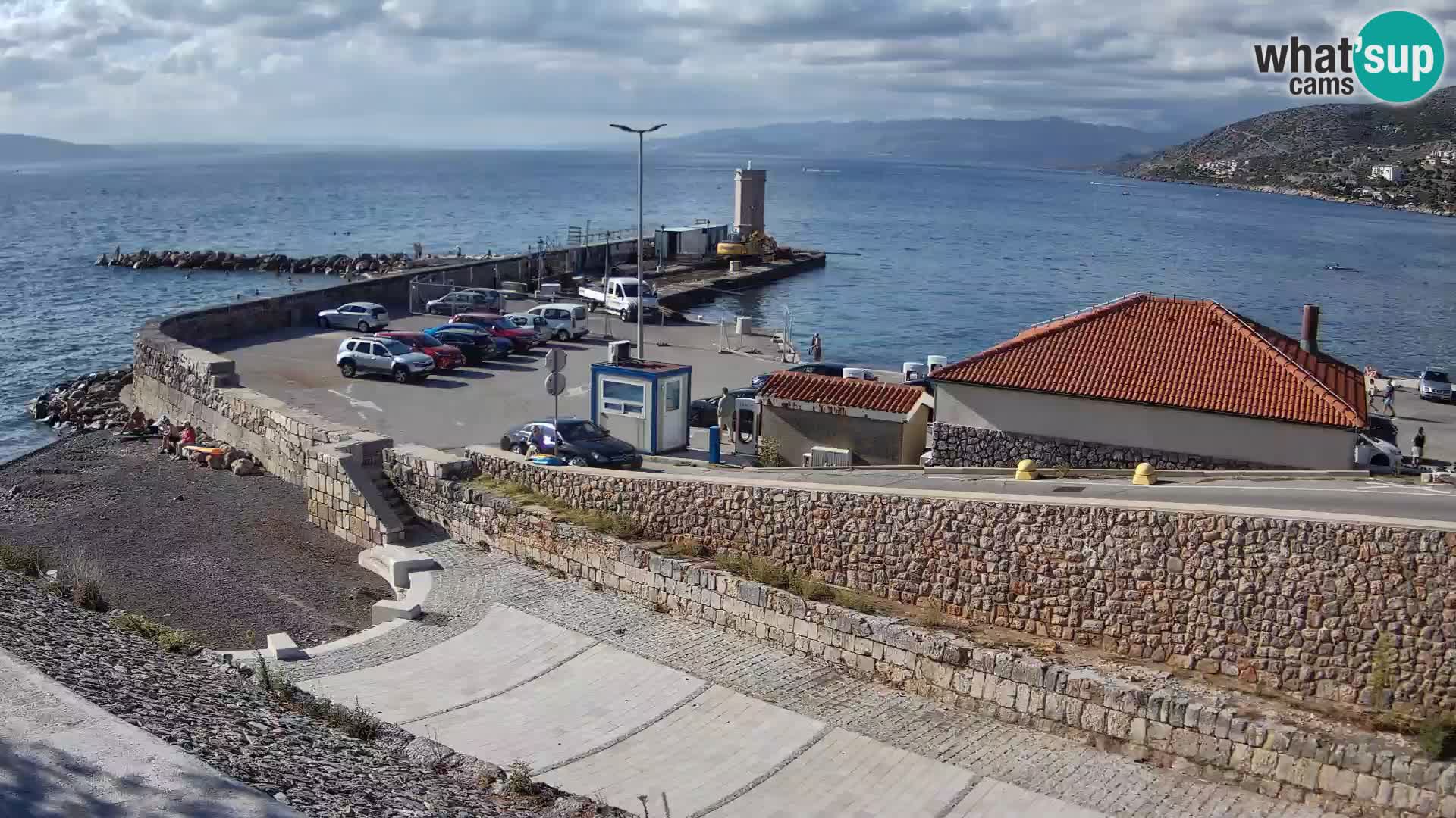 Senj Harbour Webcam – Breakwater & Lighthouse Live View