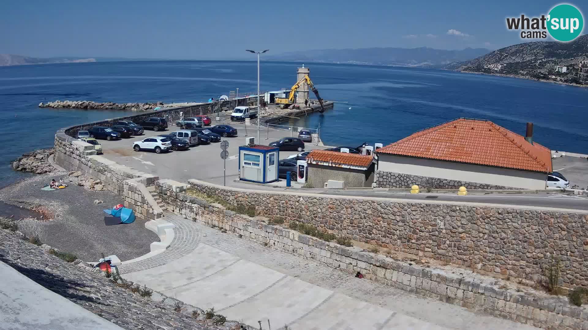Web kamera Senj luka – Lukobran i svjetionik uživo