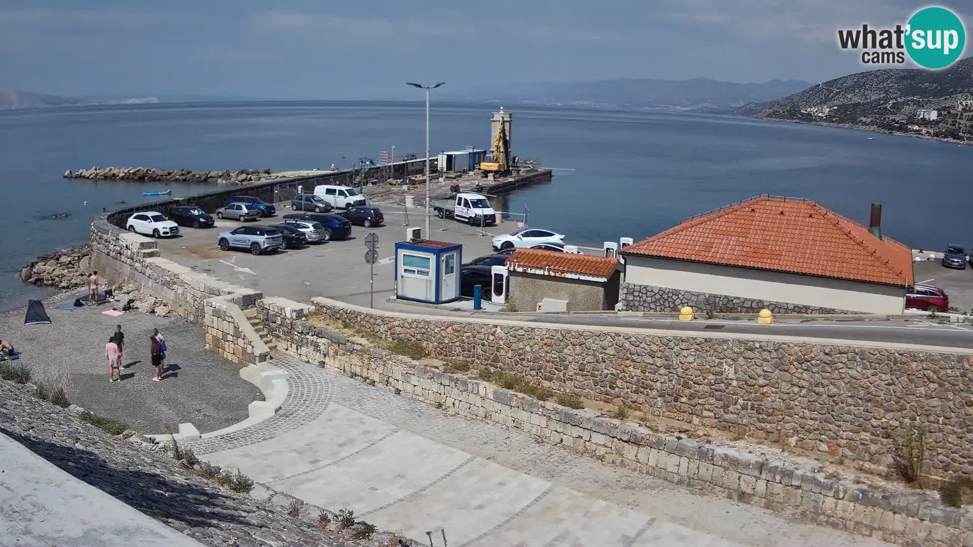 Senj Hafen Webcam – Wellenbrecher & Leuchtturm Liveblick