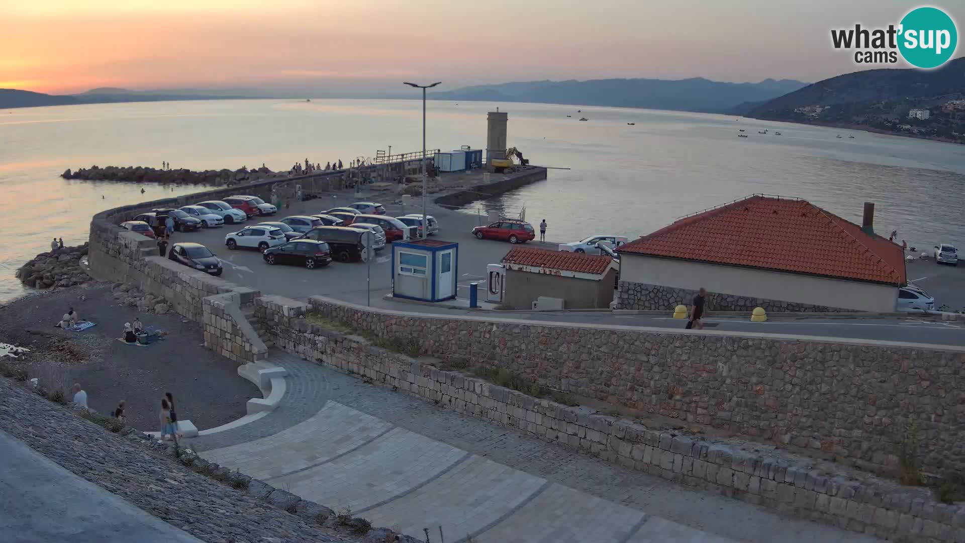 Senj Harbour Webcam – Breakwater & Lighthouse Live View
