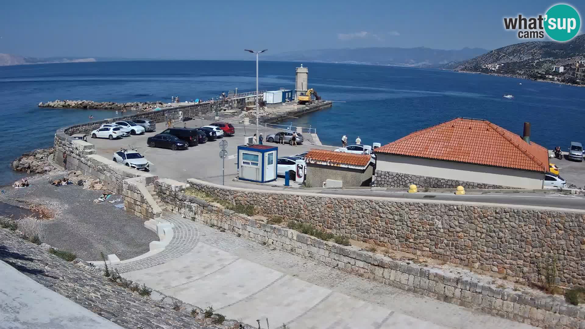 Senj Harbour Webcam – Breakwater & Lighthouse Live View